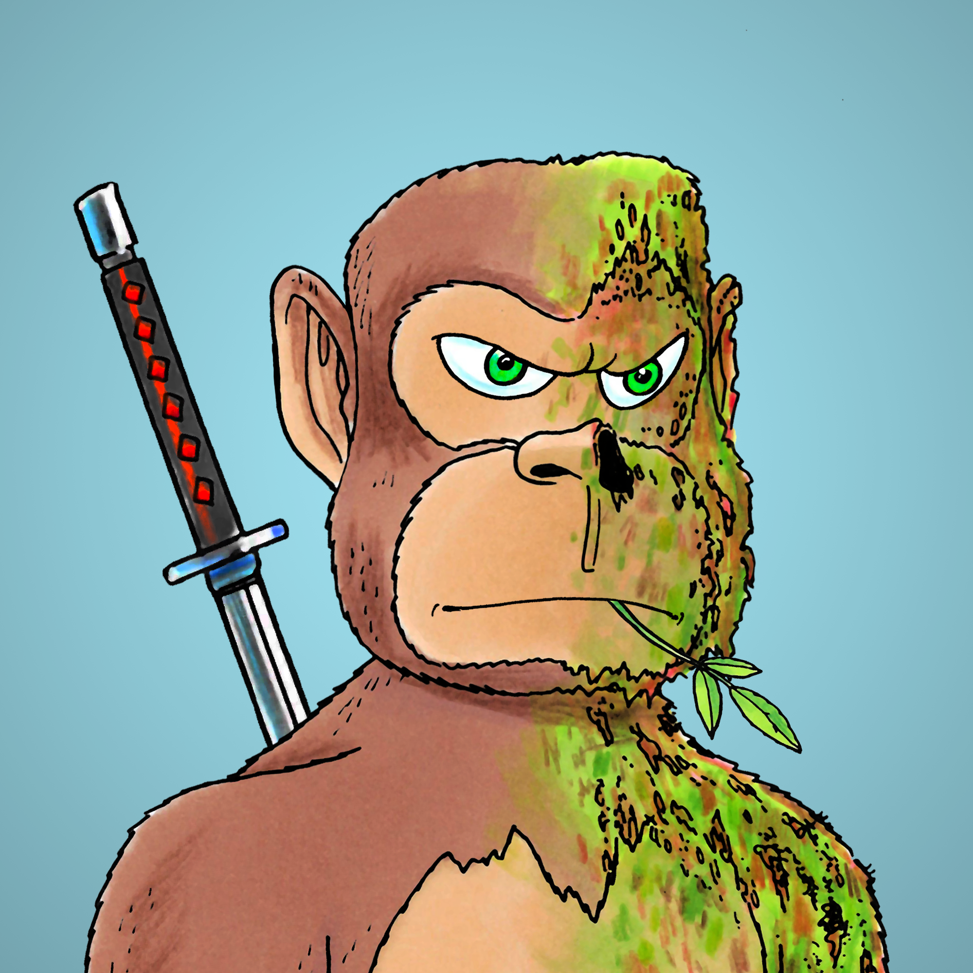 George Trosley - Jungle Freaks - Jungle Freak 1165 - NFT # 1165