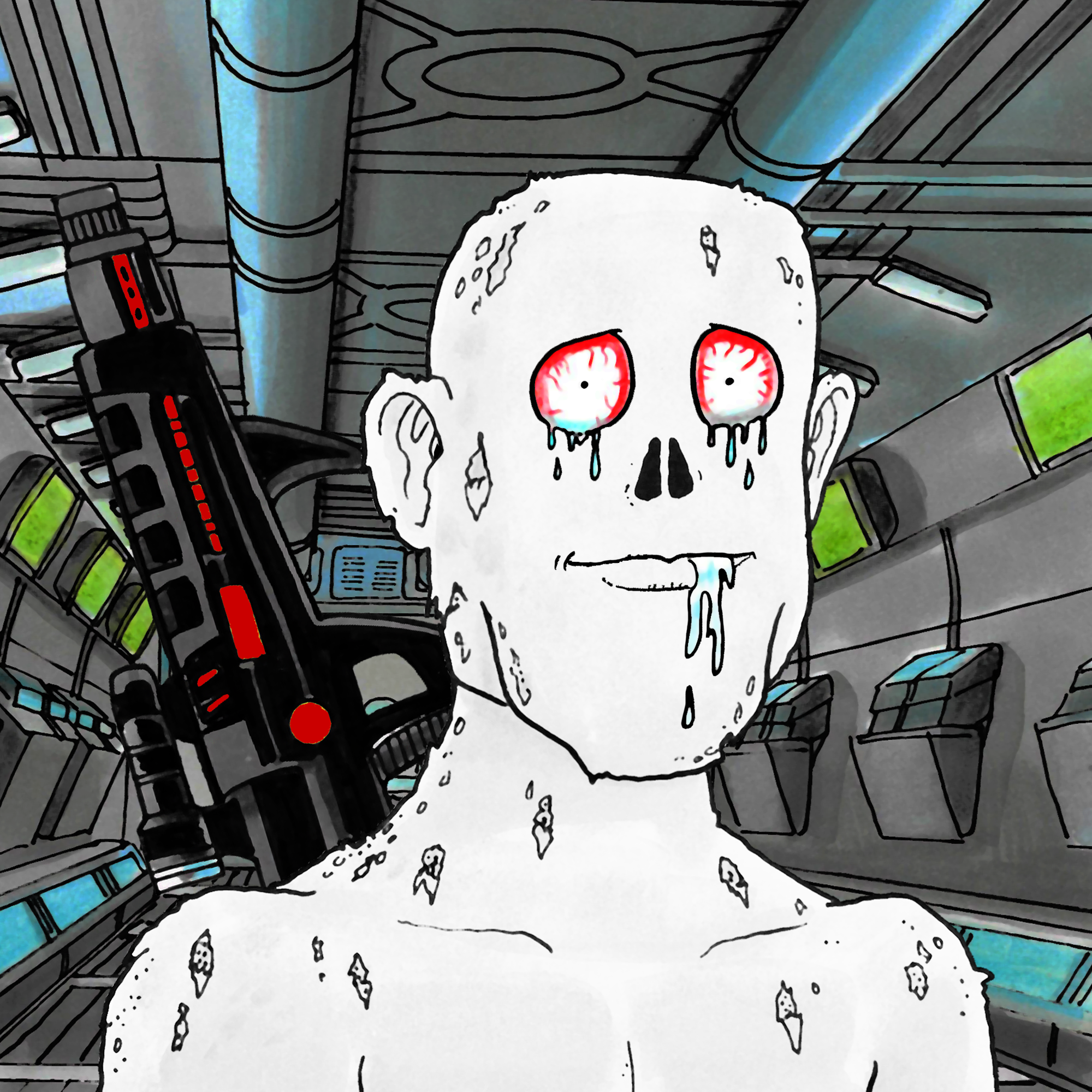 George Trosley - Jungle Freaks - Jungle Freak 1168 - NFT # 1168