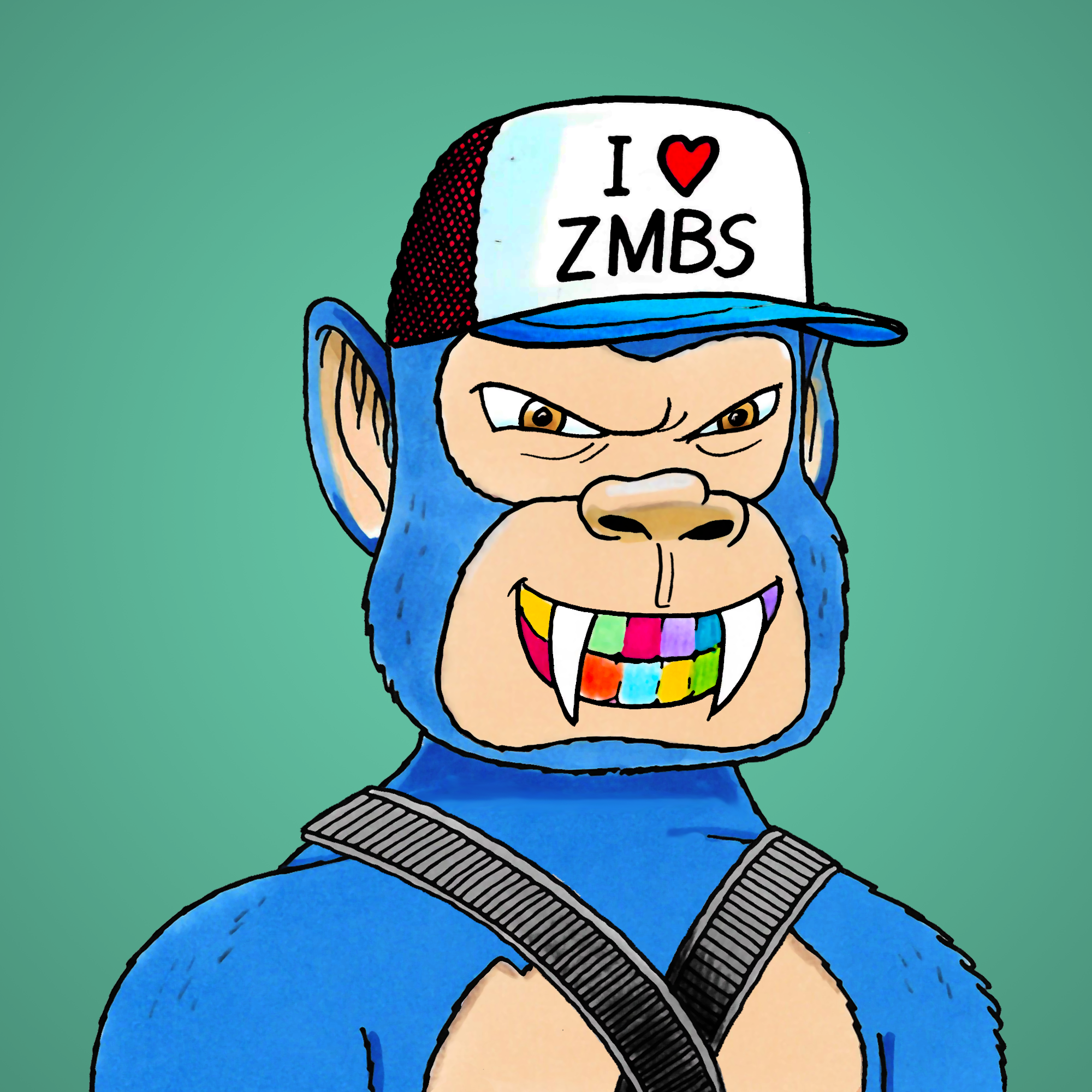 George Trosley - Jungle Freaks - Jungle Freak 1169 - NFT # 1169