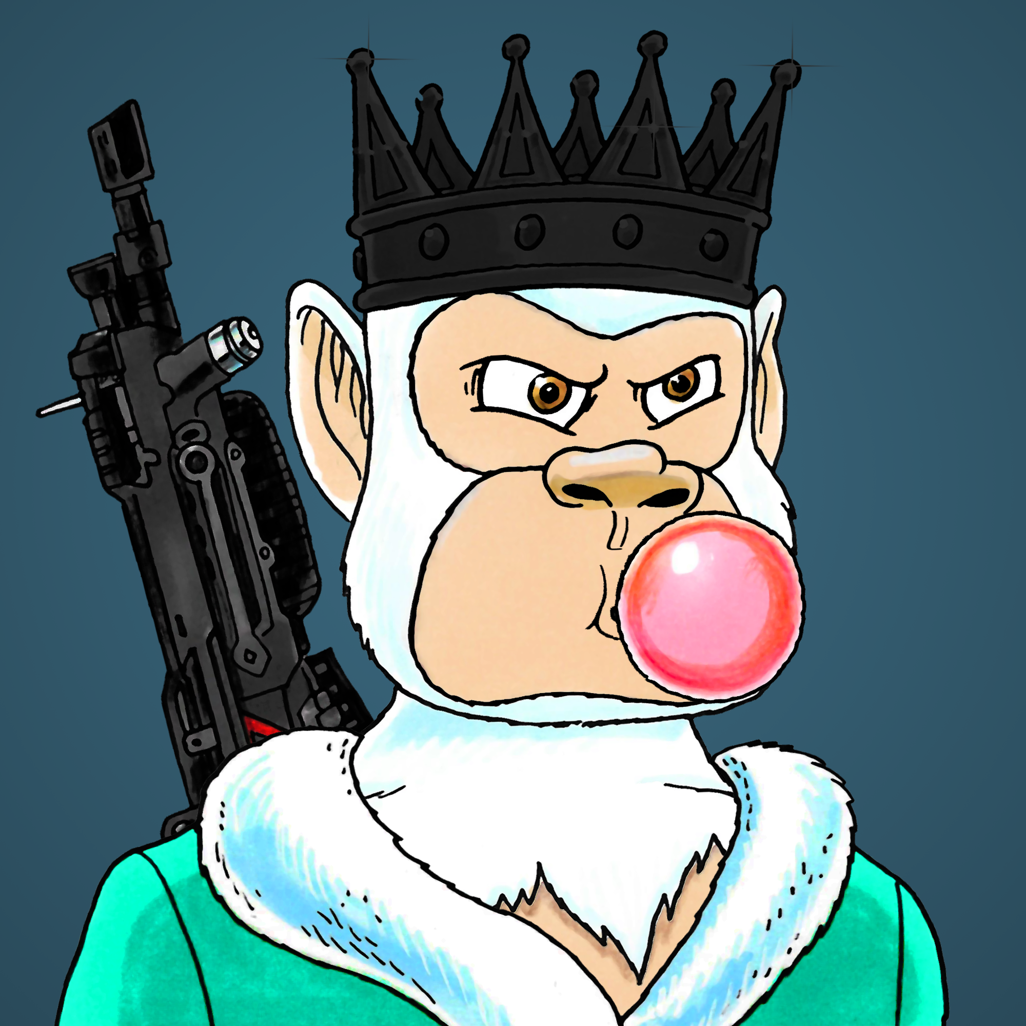 George Trosley - Jungle Freaks - Jungle Freak 117 - NFT # 117