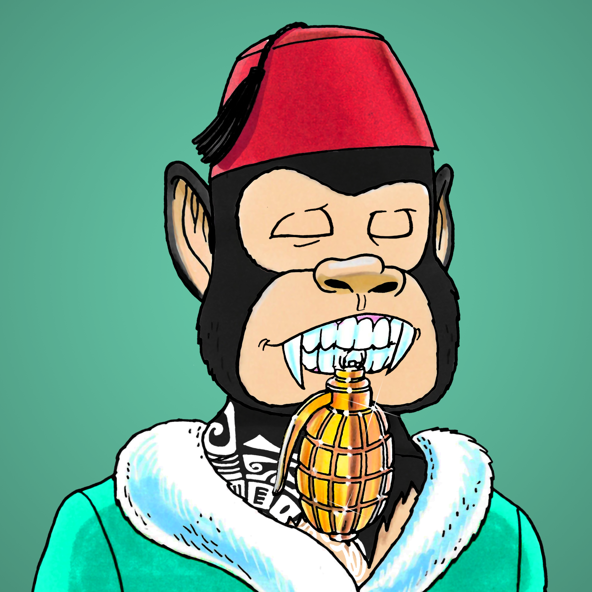 George Trosley - Jungle Freaks - Jungle Freak 1171 - NFT # 1171