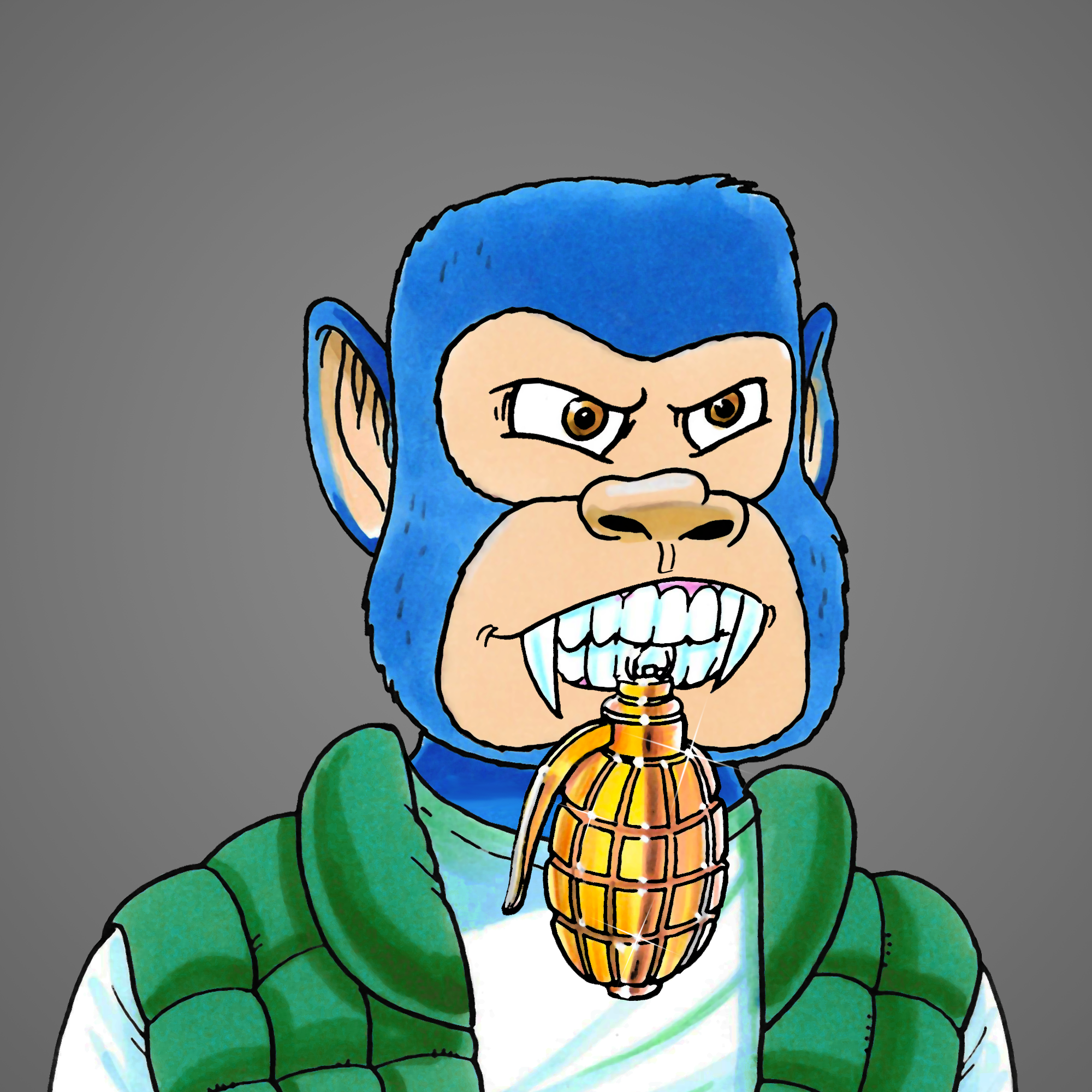 George Trosley - Jungle Freaks - Jungle Freak 1172 - NFT # 1172