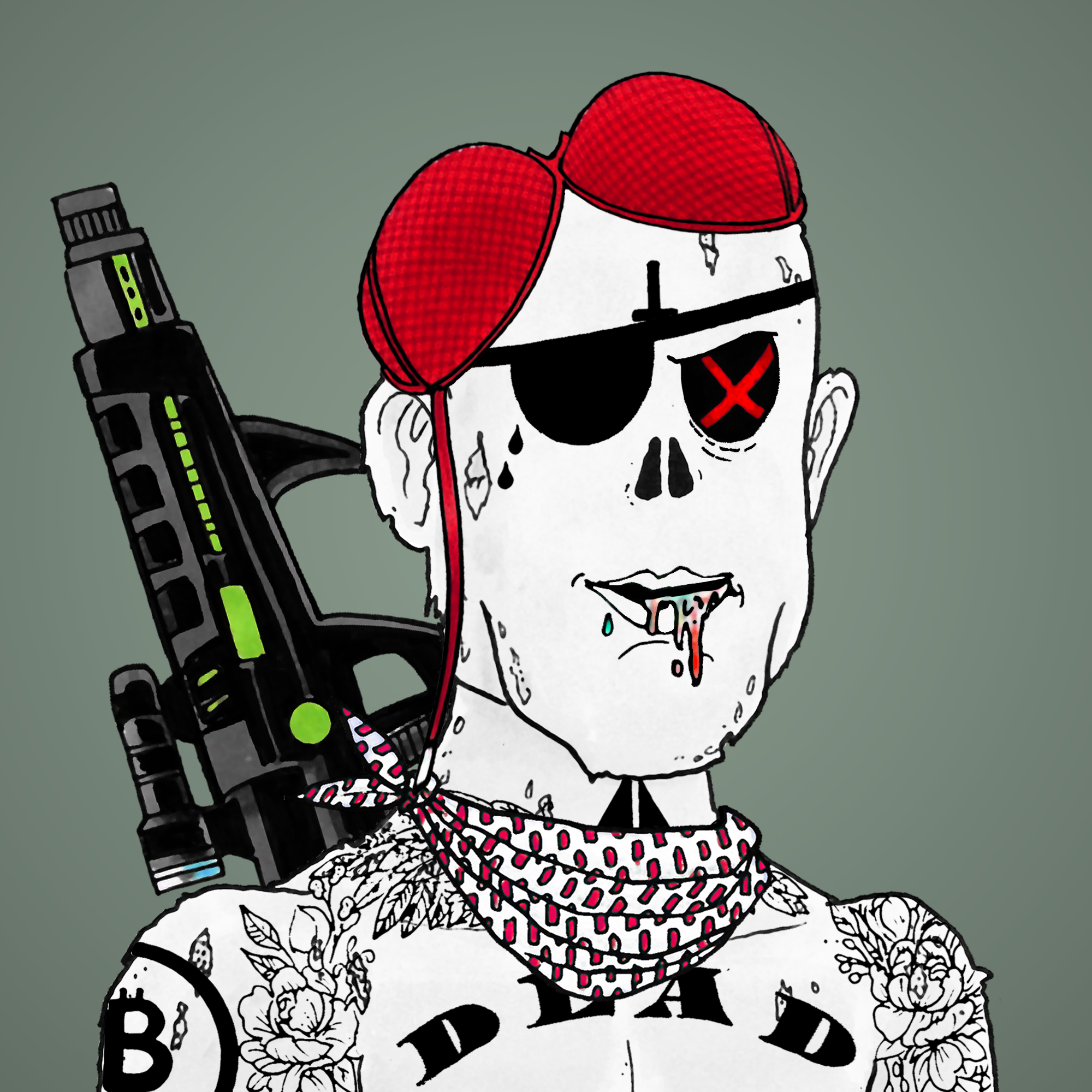 George Trosley - Jungle Freaks - Jungle Freak 1173 - NFT # 1173