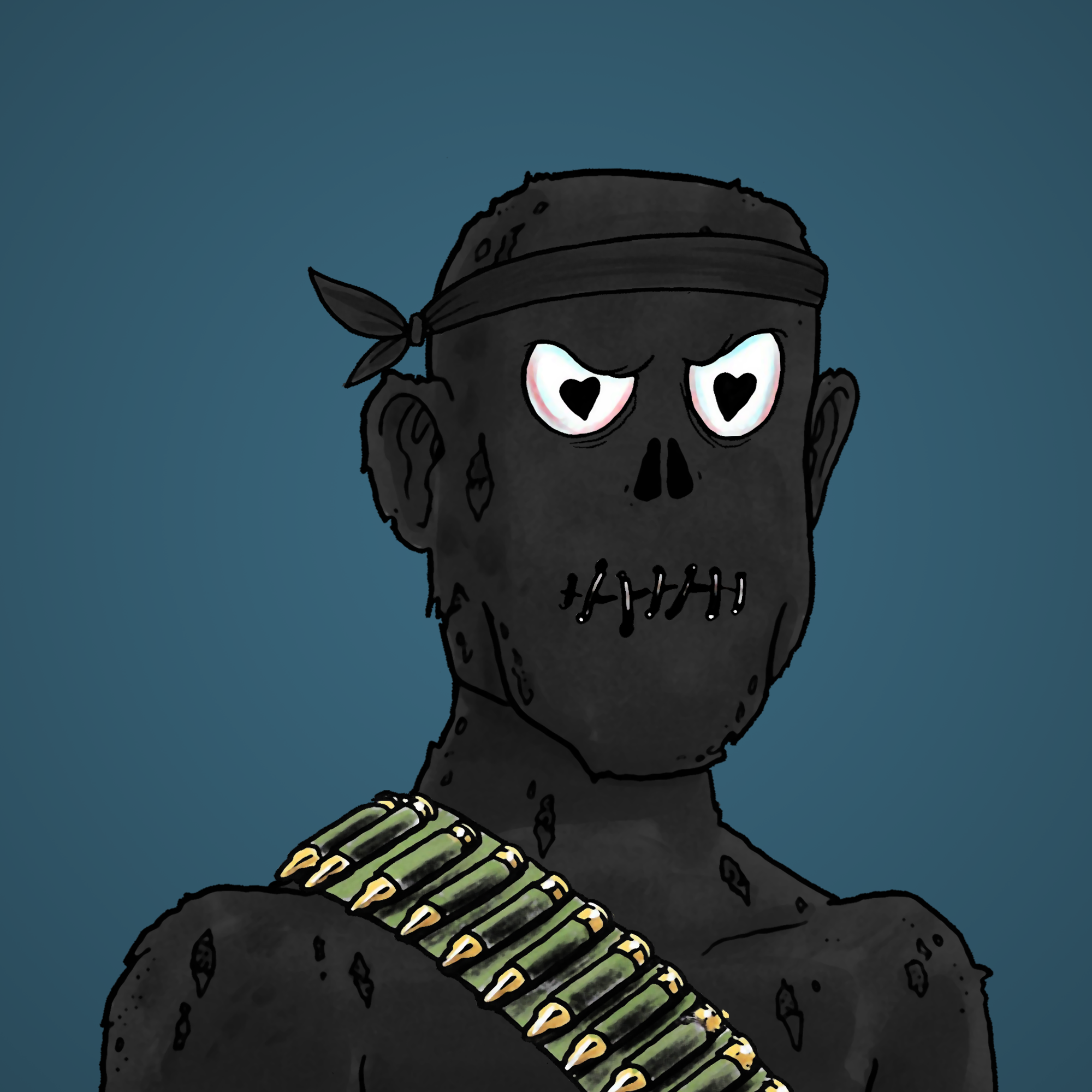 George Trosley - Jungle Freaks - Jungle Freak 1175 - NFT # 1175