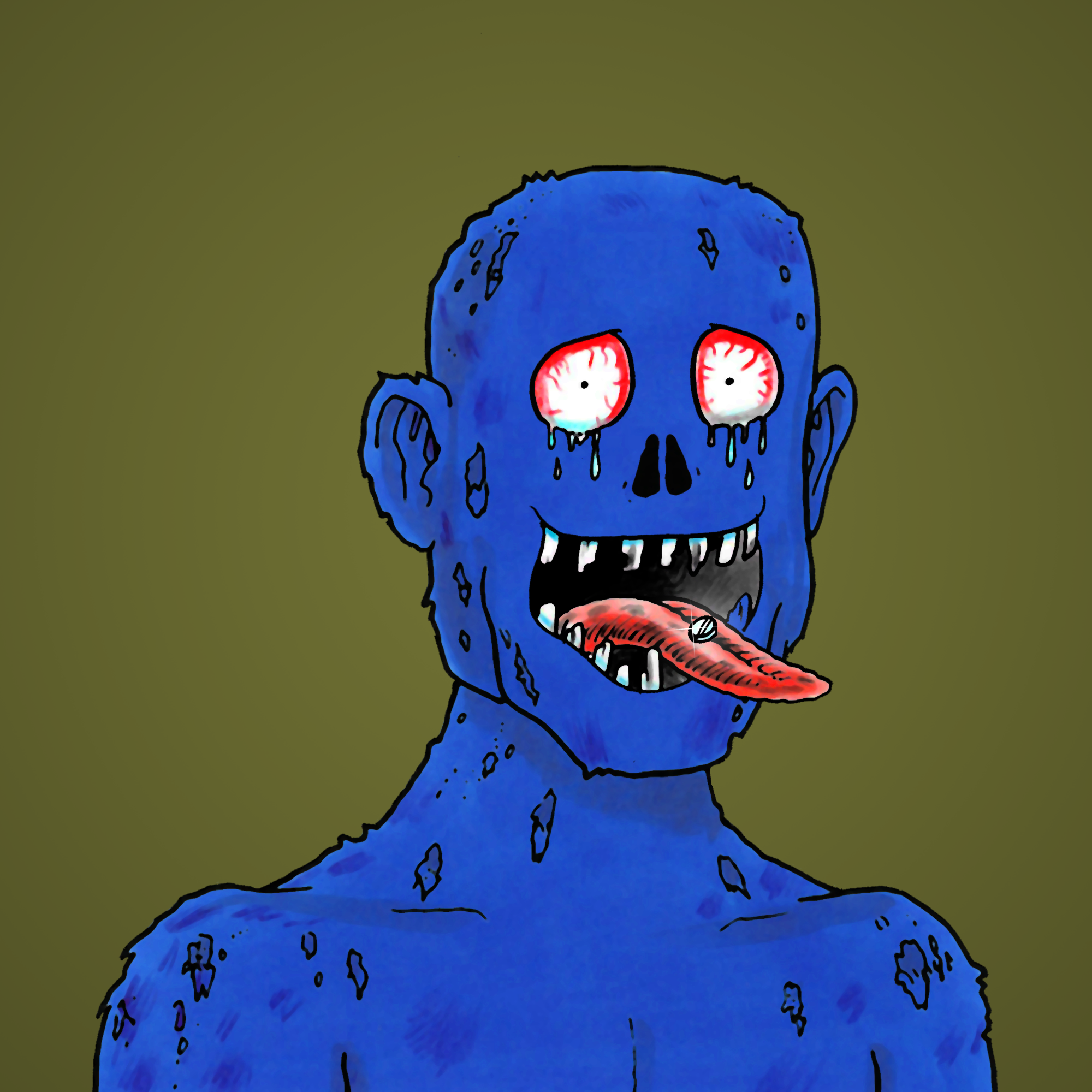 George Trosley - Jungle Freaks - Jungle Freak 1176 - NFT # 1176