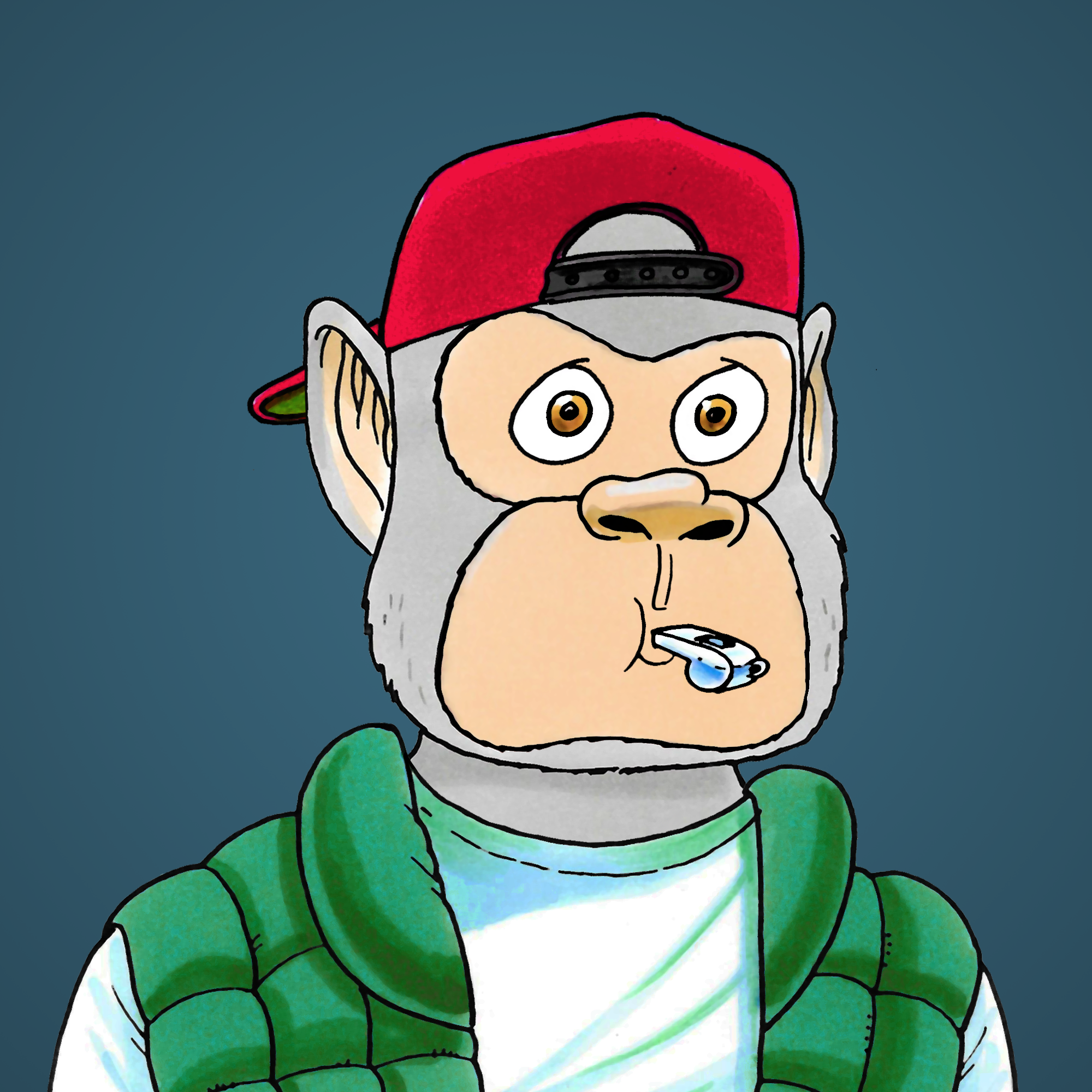 George Trosley - Jungle Freaks - Jungle Freak 1177 - NFT # 1177