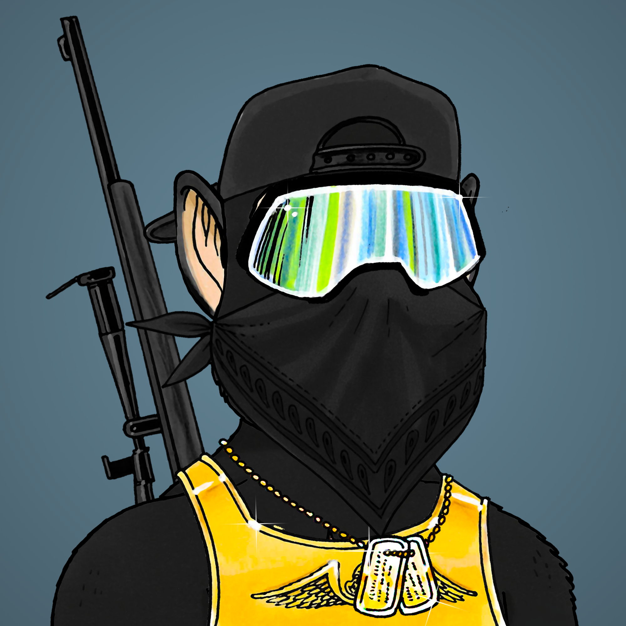 George Trosley - Jungle Freaks - Jungle Freak 1179 - NFT # 1179