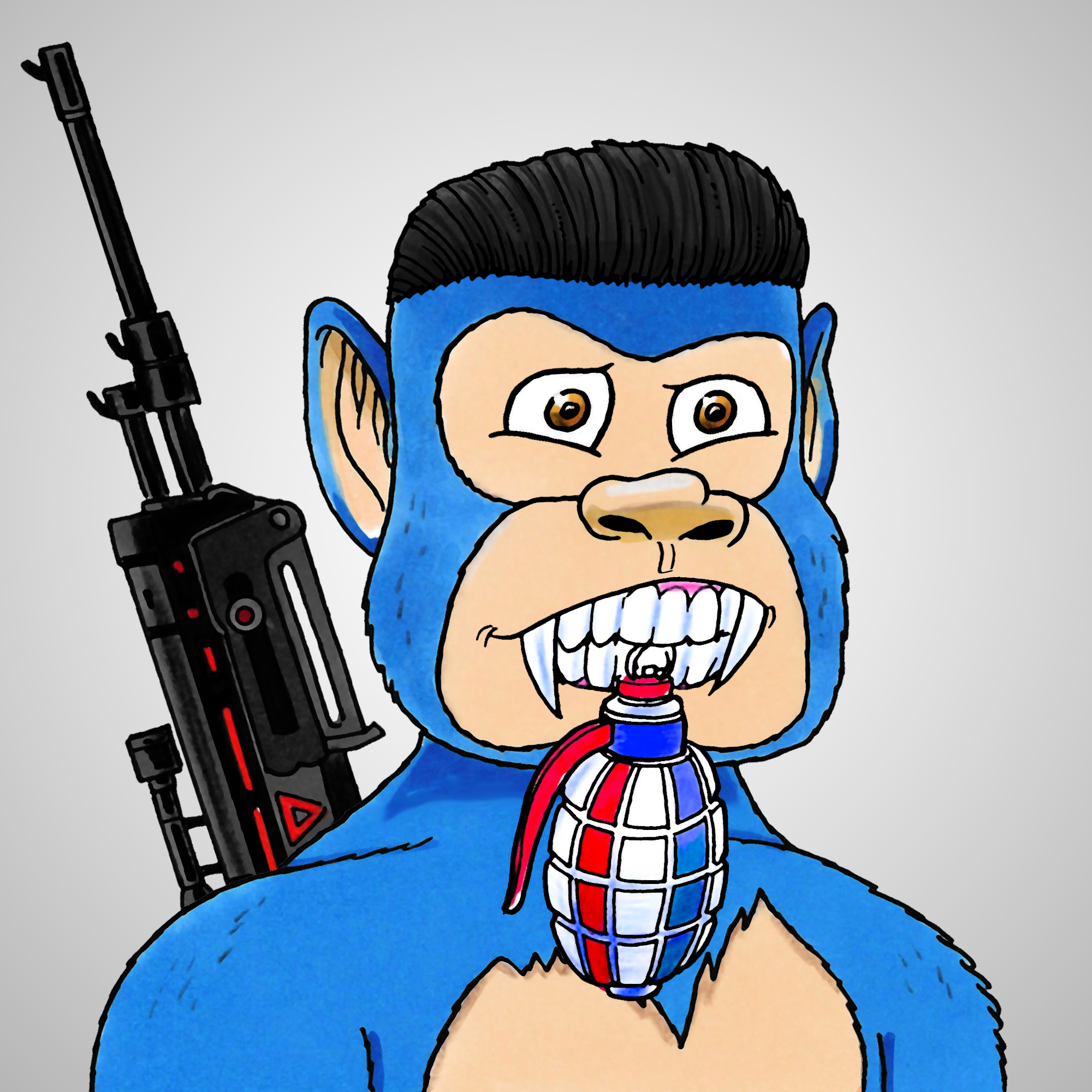 George Trosley - Jungle Freaks - Jungle Freak 118 - NFT # 118