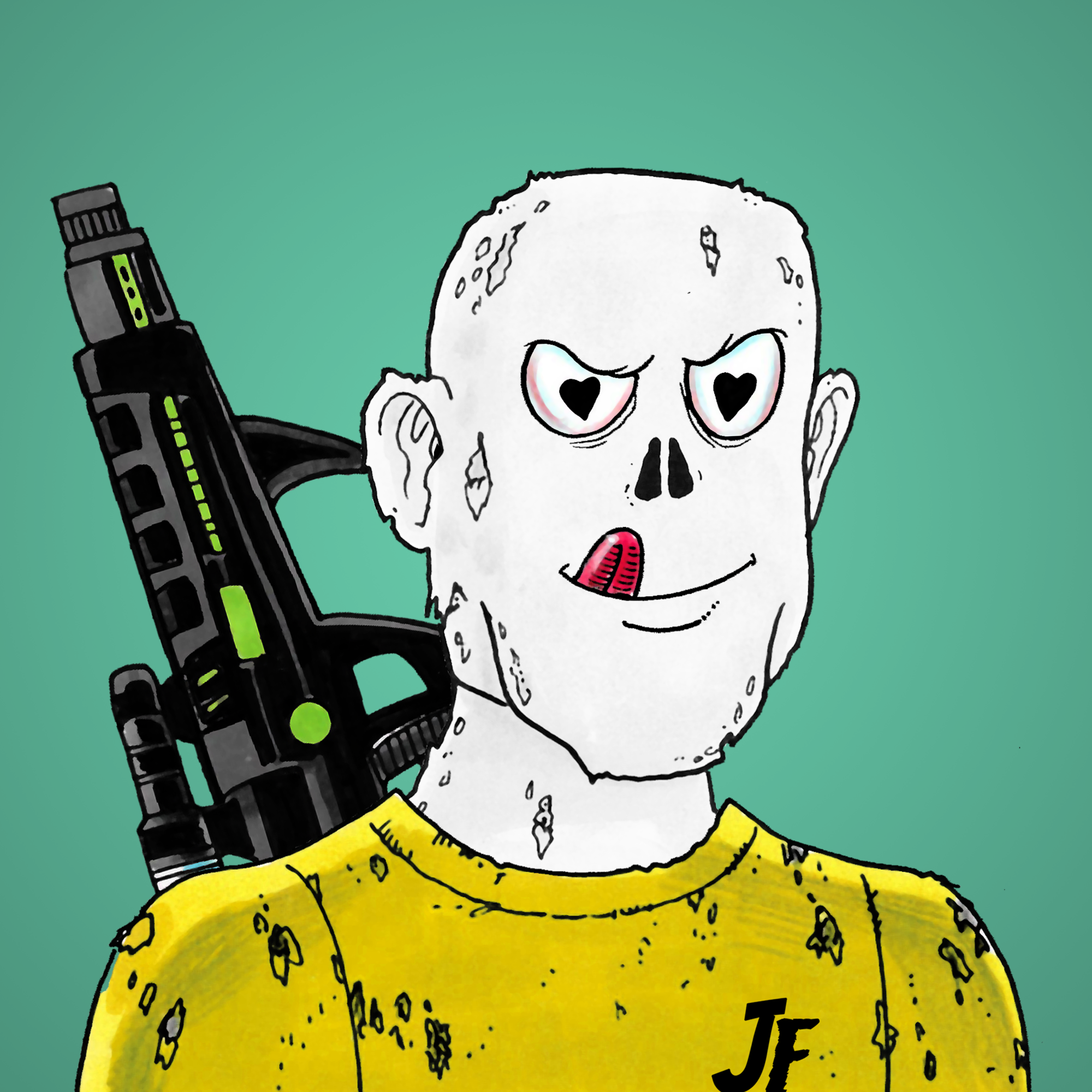 George Trosley - Jungle Freaks - Jungle Freak 1180 - NFT # 1180