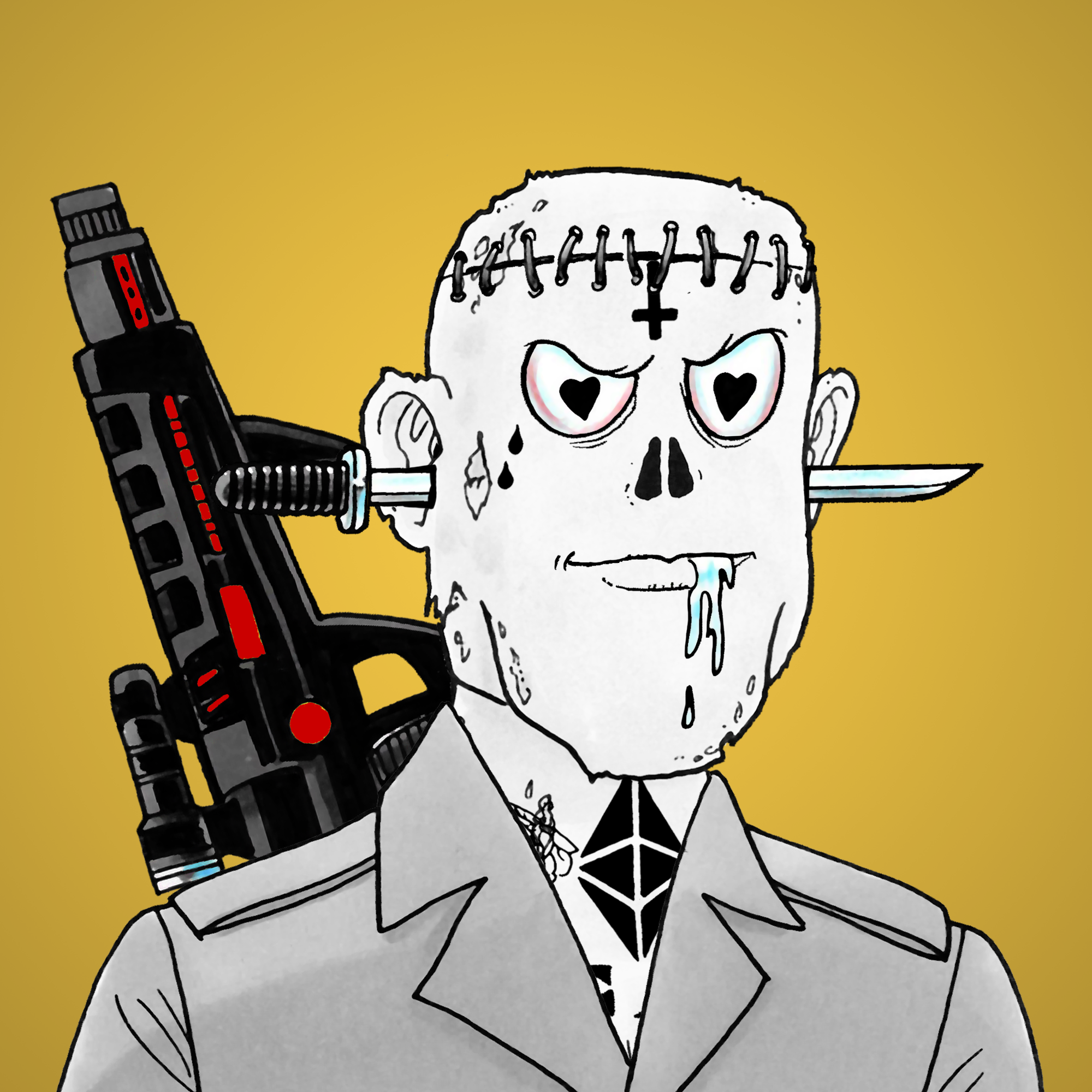 George Trosley - Jungle Freaks - Jungle Freak 1181 - NFT # 1181