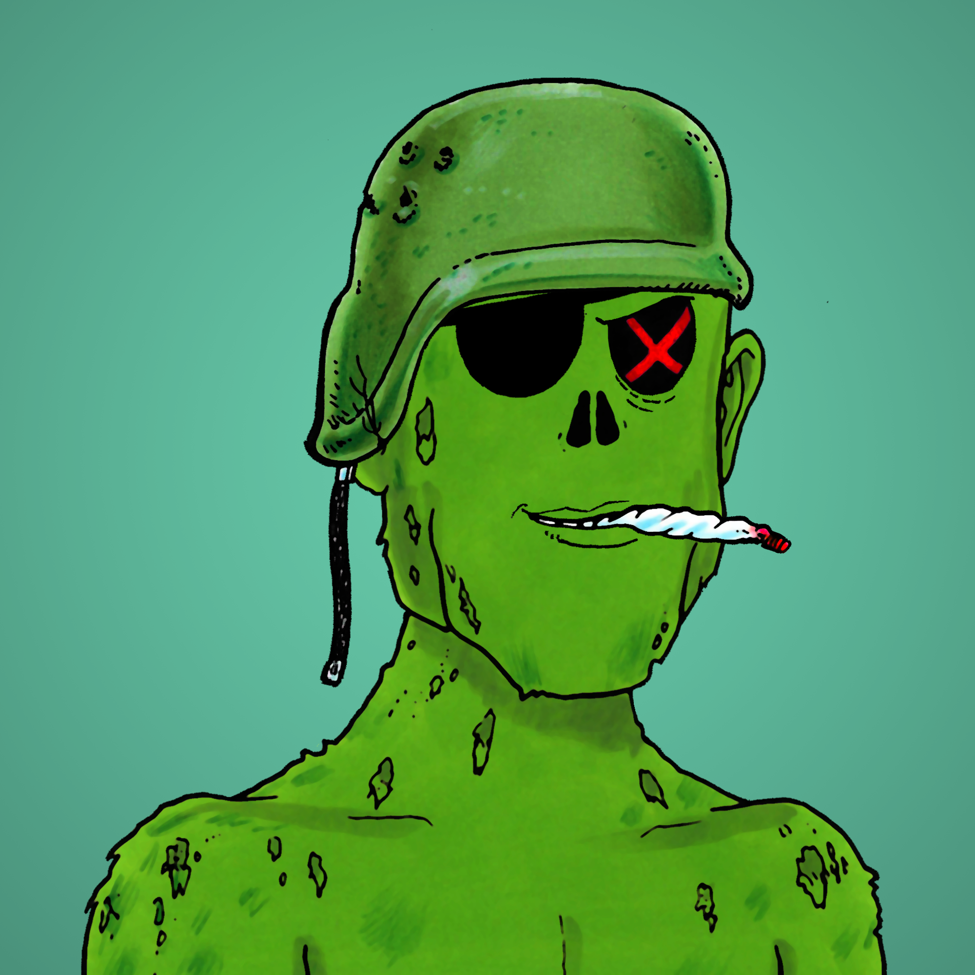 George Trosley - Jungle Freaks - Jungle Freak 1183 - NFT # 1183