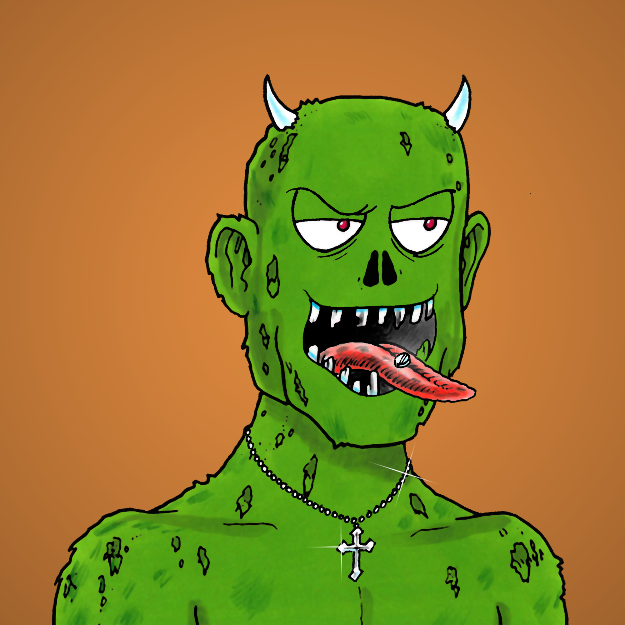 George Trosley - Jungle Freaks - Jungle Freak 1184 - NFT # 1184