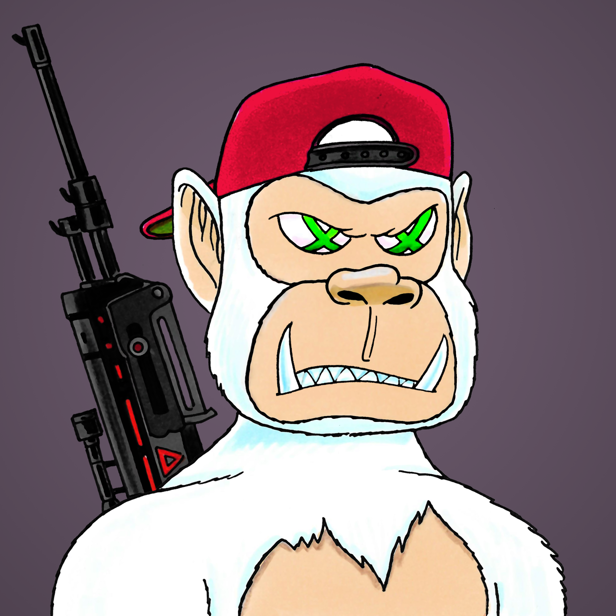 George Trosley - Jungle Freaks - Jungle Freak 1187 - NFT # 1187