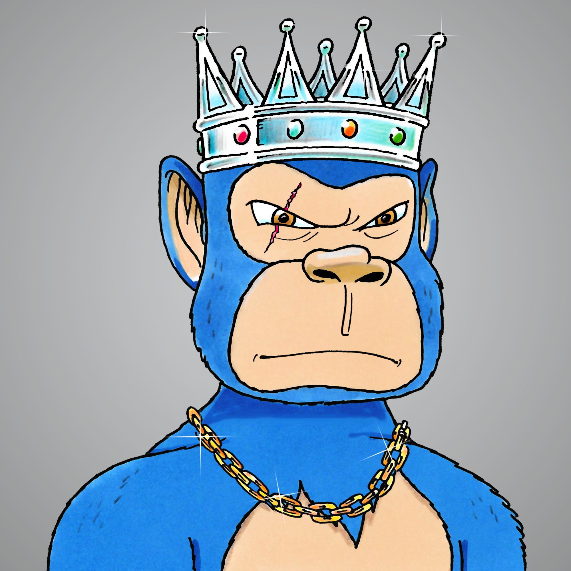 George Trosley - Jungle Freaks - Jungle Freak 1188 - NFT # 1188