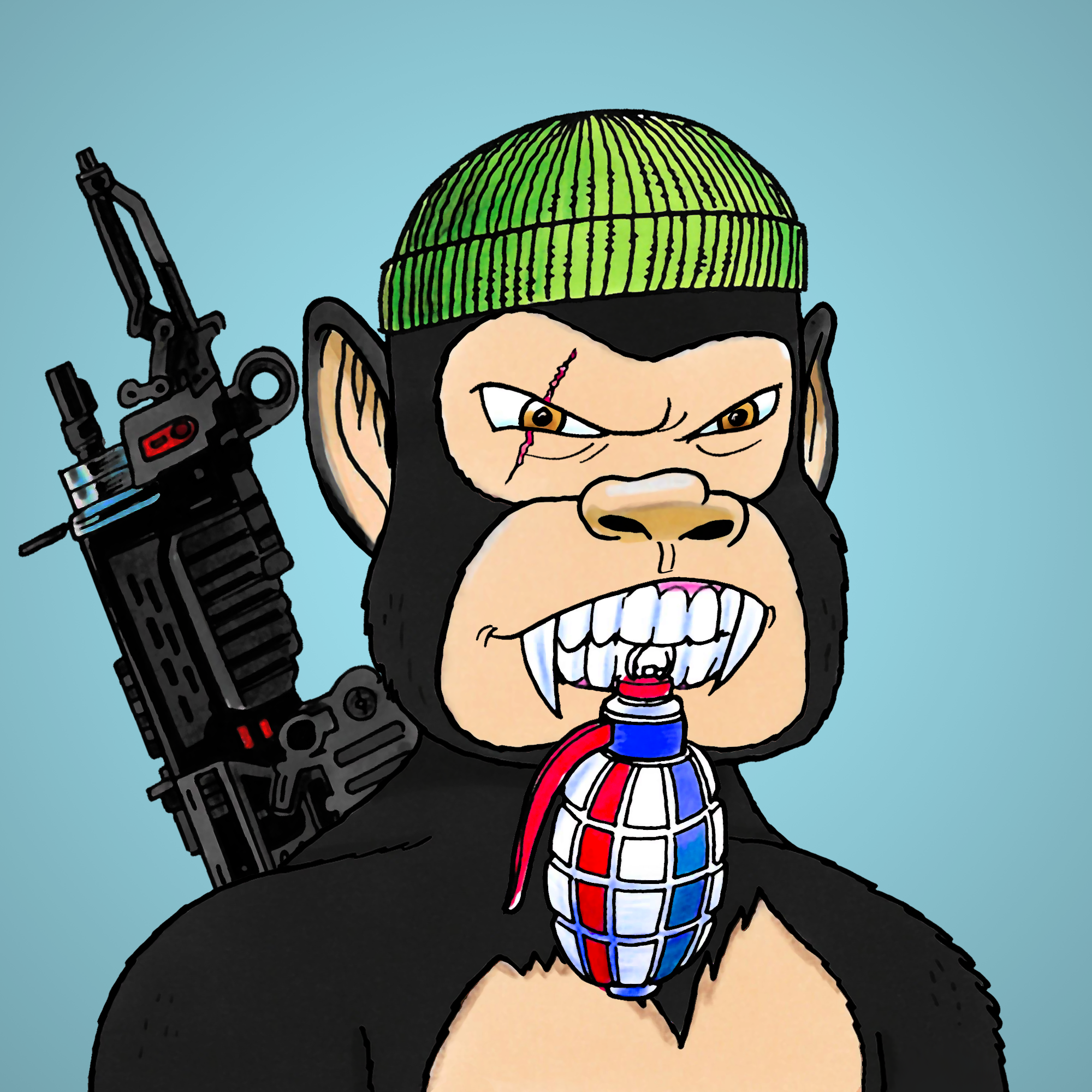 George Trosley - Jungle Freaks - Jungle Freak 1190 - NFT # 1190