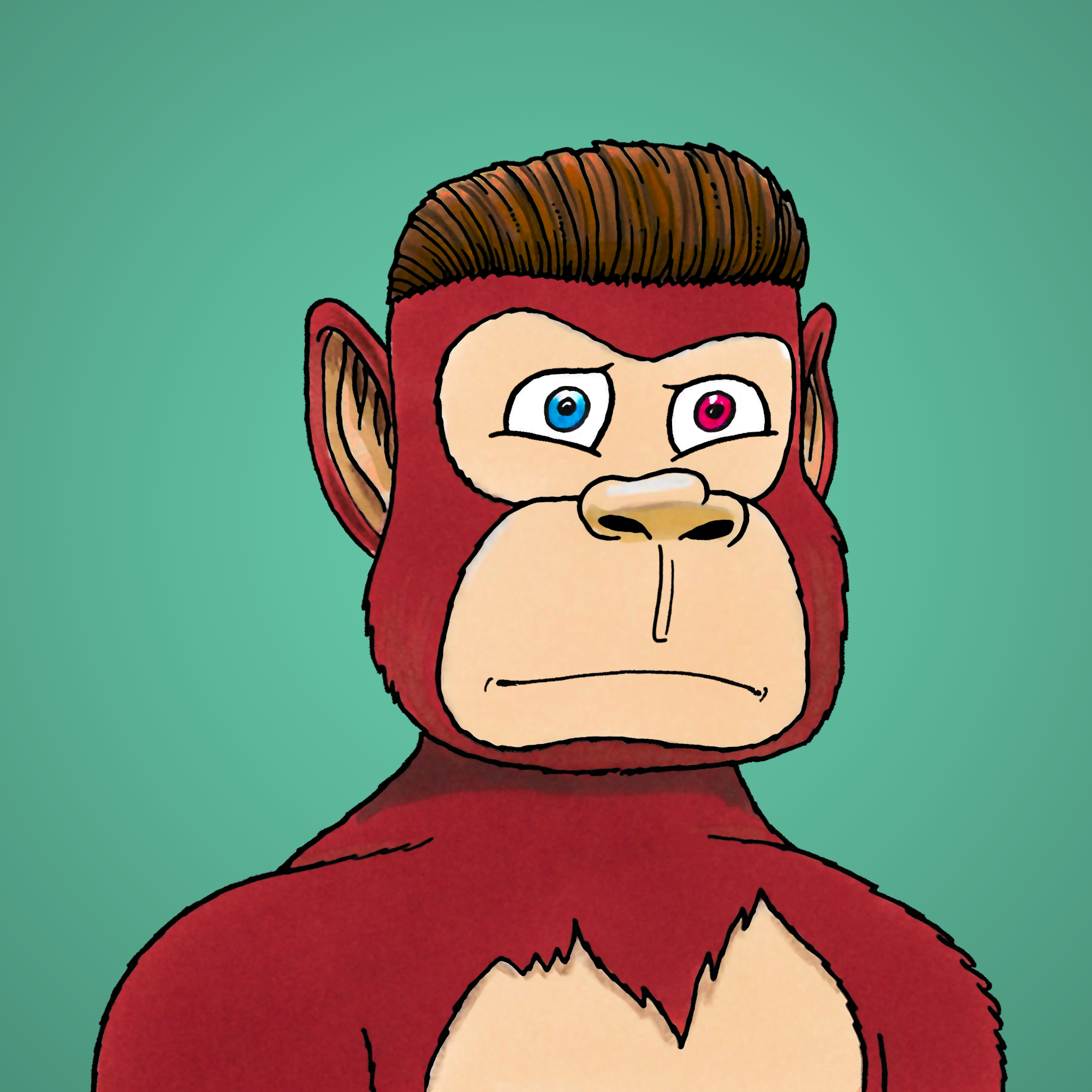 George Trosley - Jungle Freaks - Jungle Freak 1192 - NFT # 1192