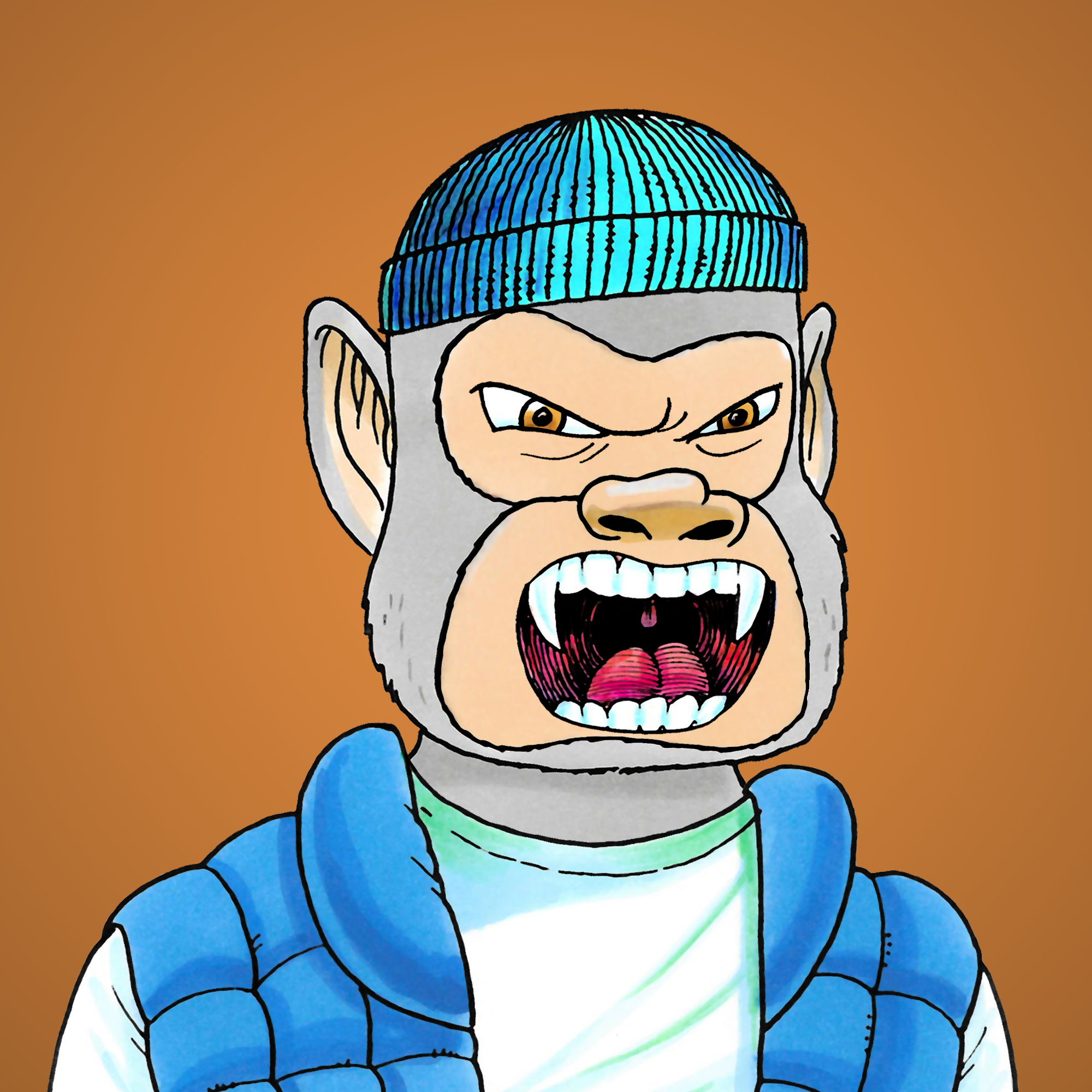 George Trosley - Jungle Freaks - Jungle Freak 1194 - NFT # 1194