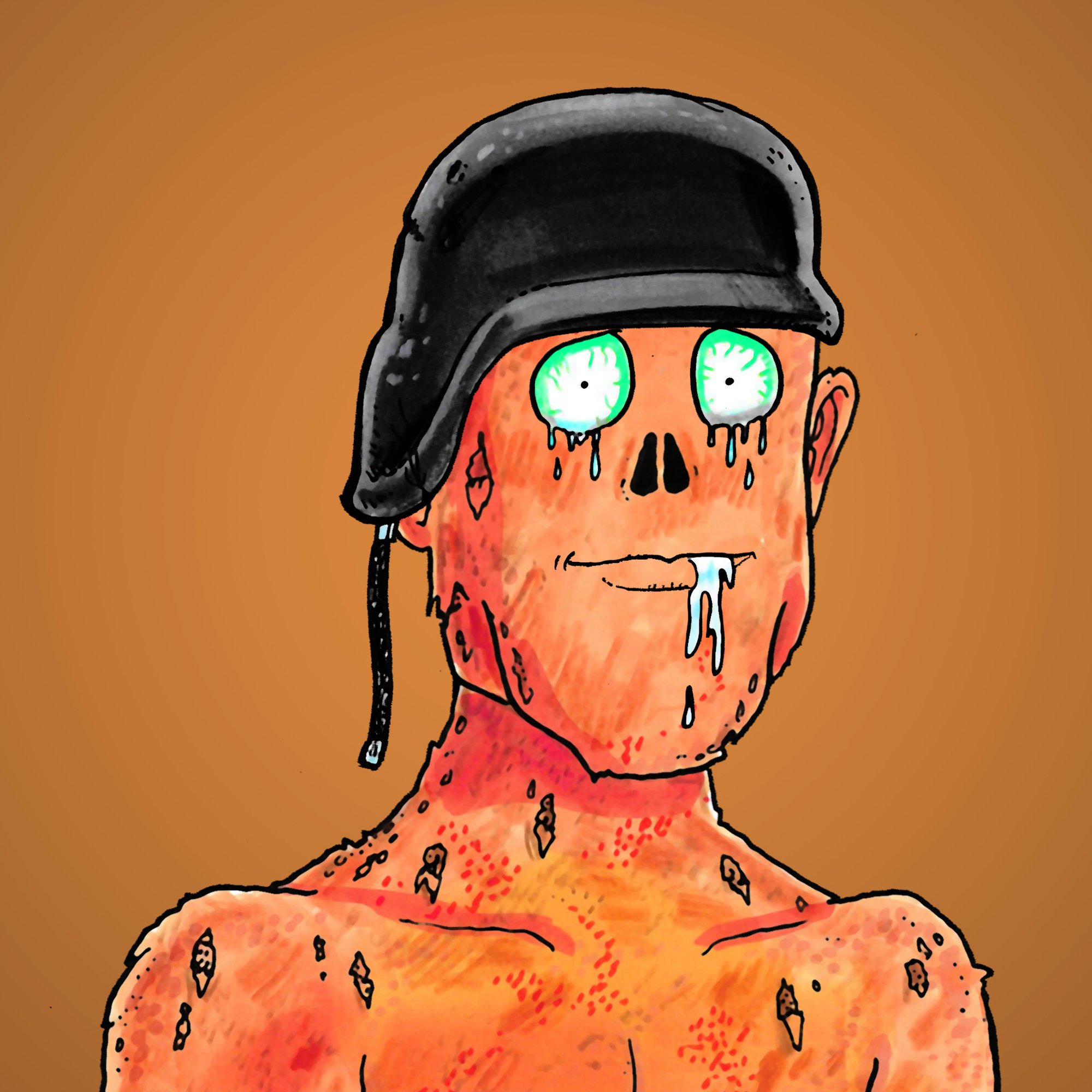 George Trosley - Jungle Freaks - Jungle Freak 1196 - NFT # 1196