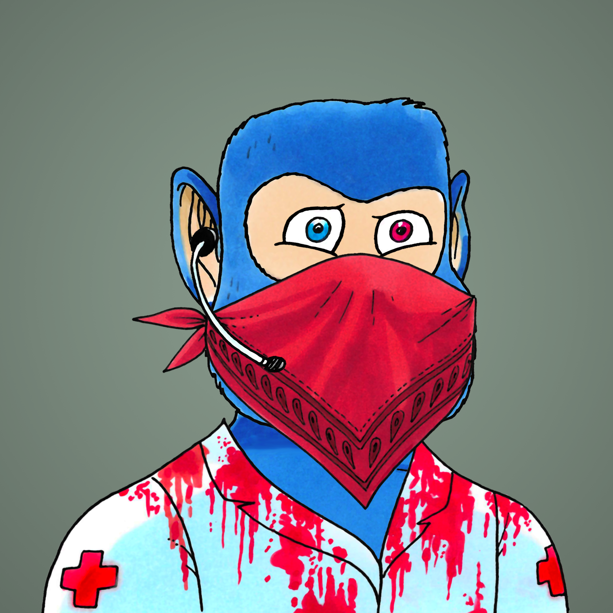 George Trosley - Jungle Freaks - Jungle Freak 120 - NFT # 120