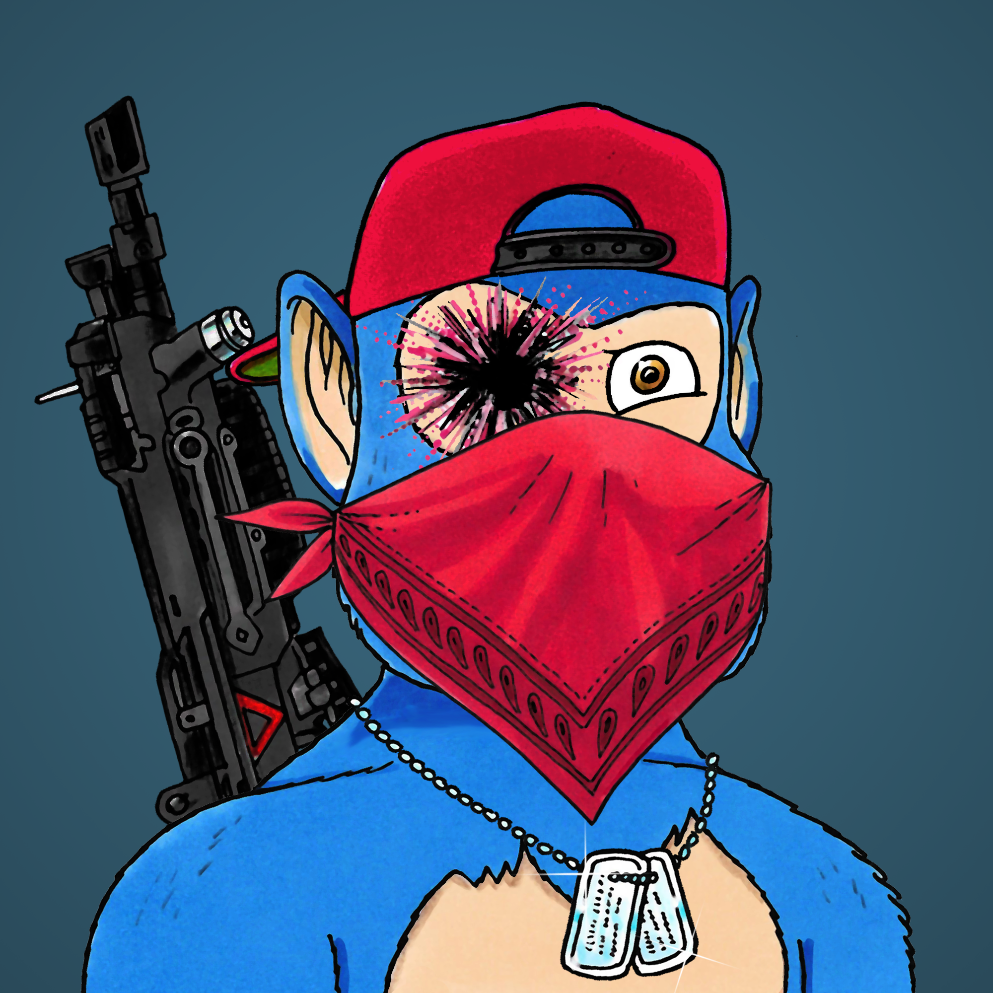 George Trosley - Jungle Freaks - Jungle Freak 1200 - NFT # 1200