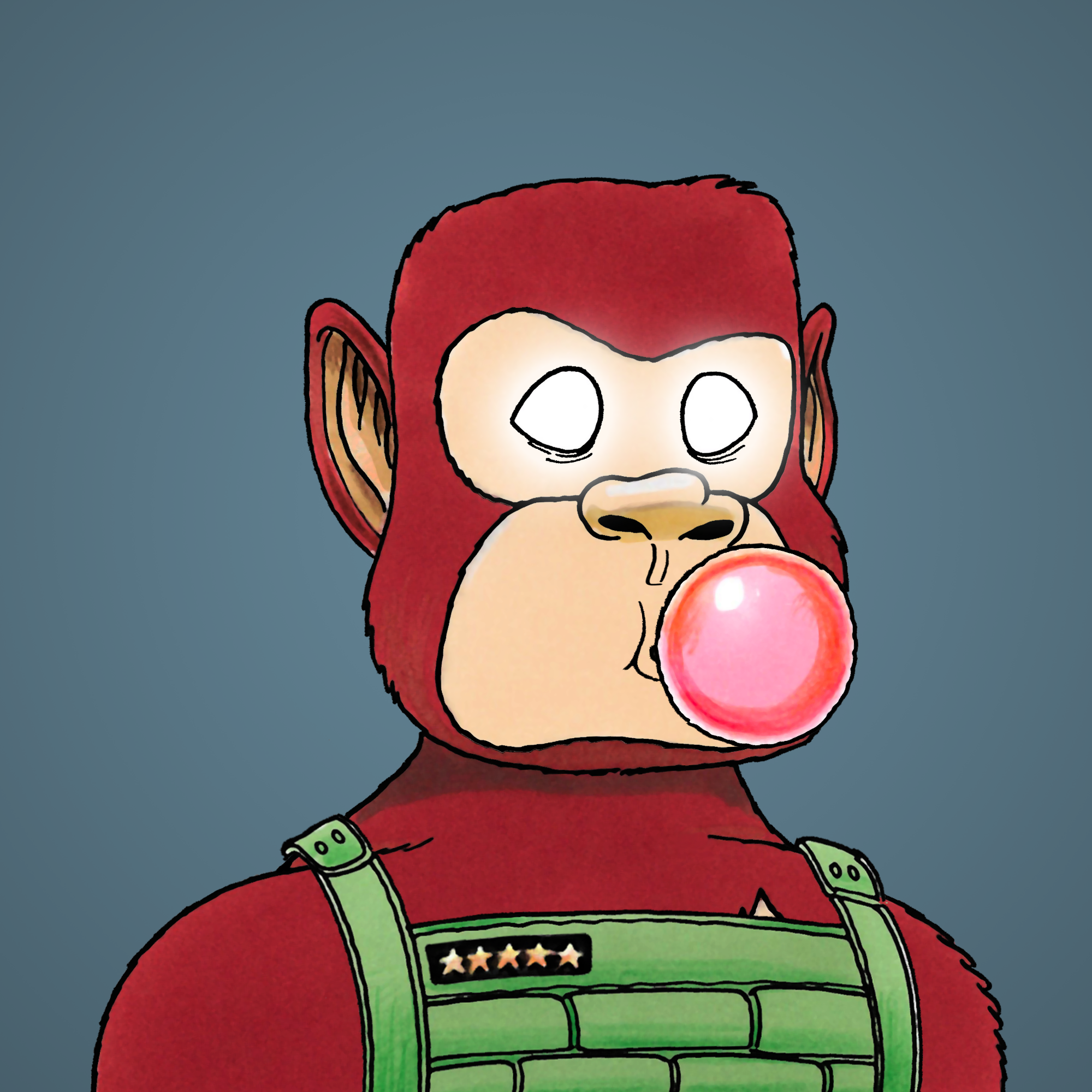 George Trosley - Jungle Freaks - Jungle Freak 1203 - NFT # 1203