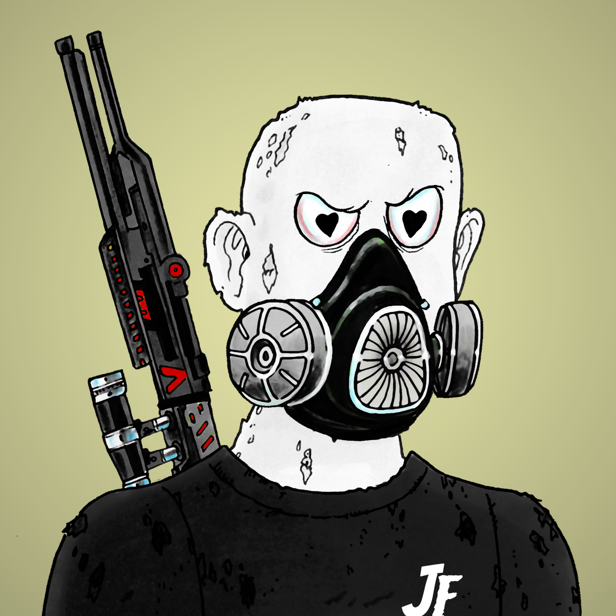 George Trosley - Jungle Freaks - Jungle Freak 1204 - NFT # 1204