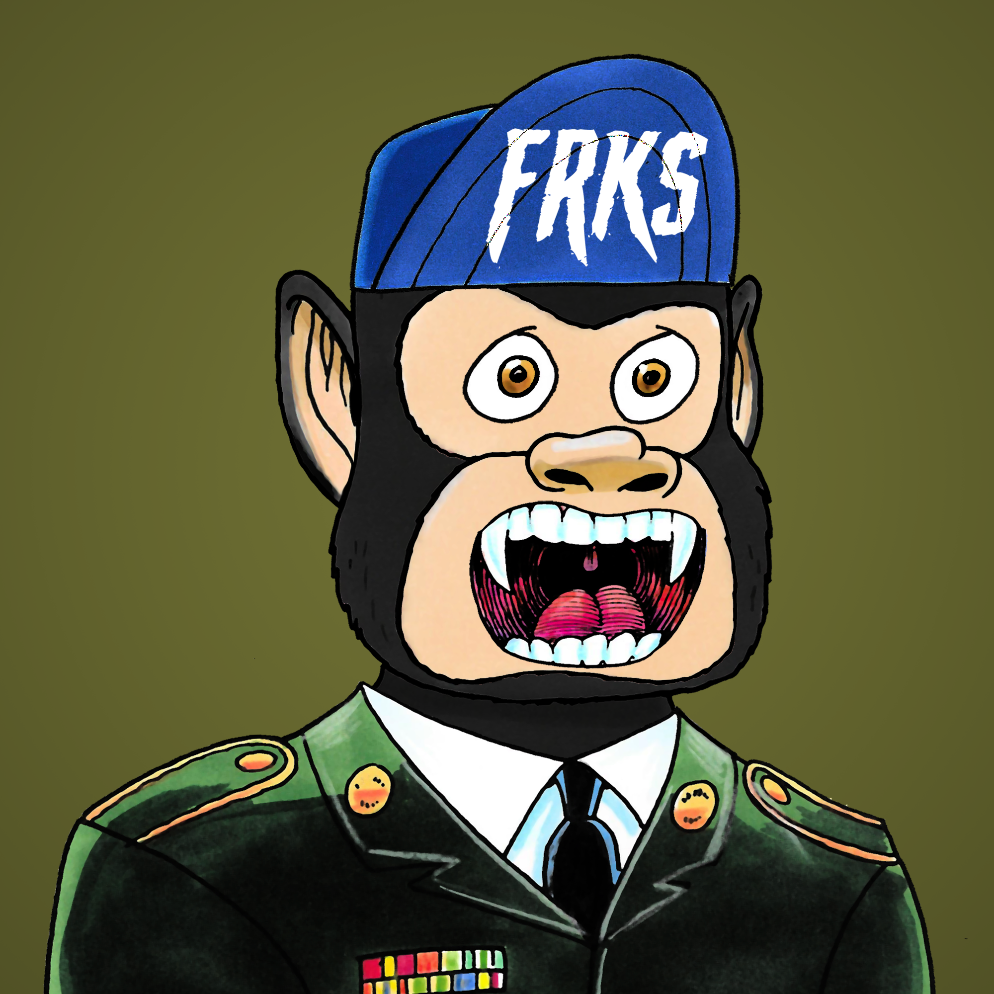 George Trosley - Jungle Freaks - Jungle Freak 1205 - NFT # 1205