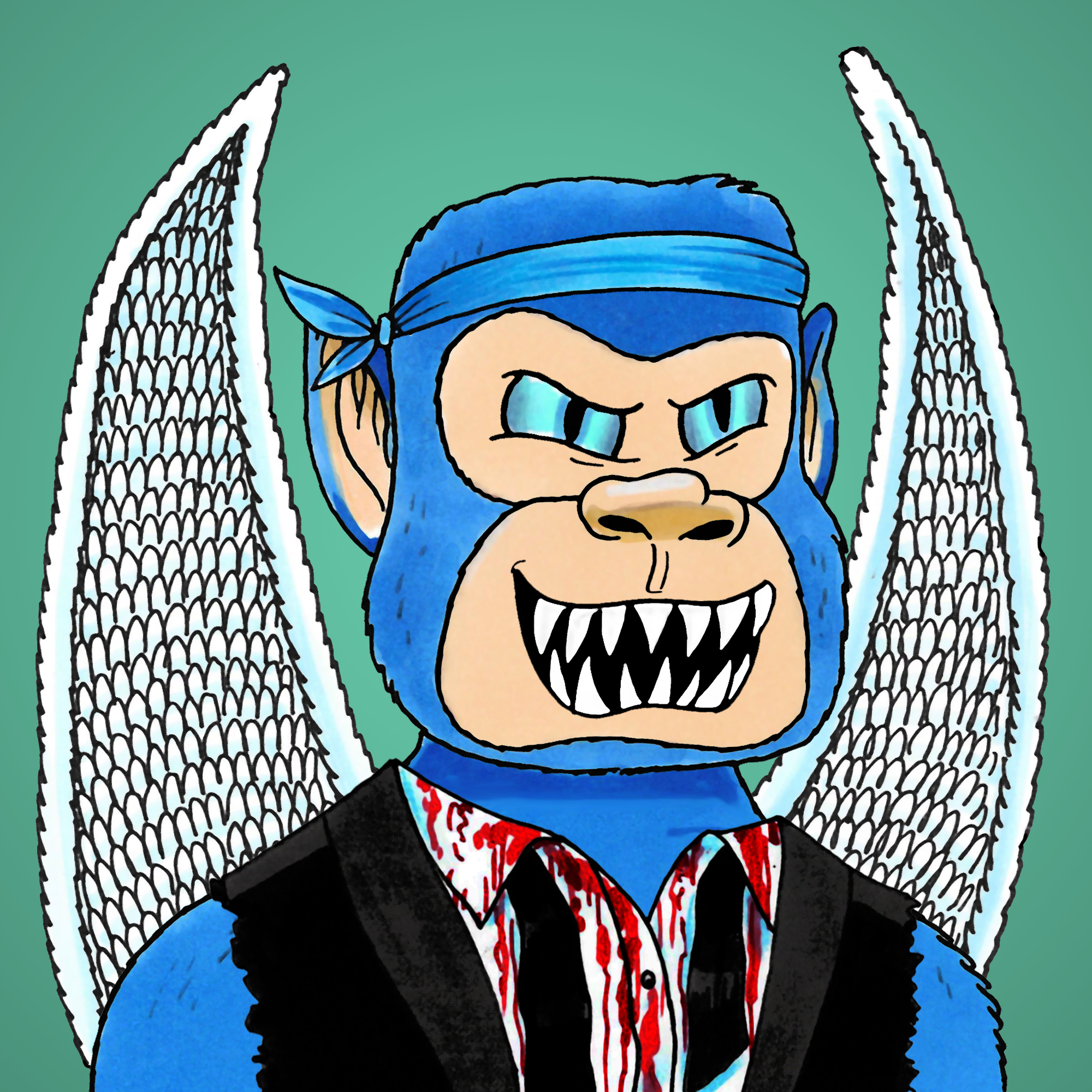 George Trosley - Jungle Freaks - Jungle Freak 1207 - NFT # 1207