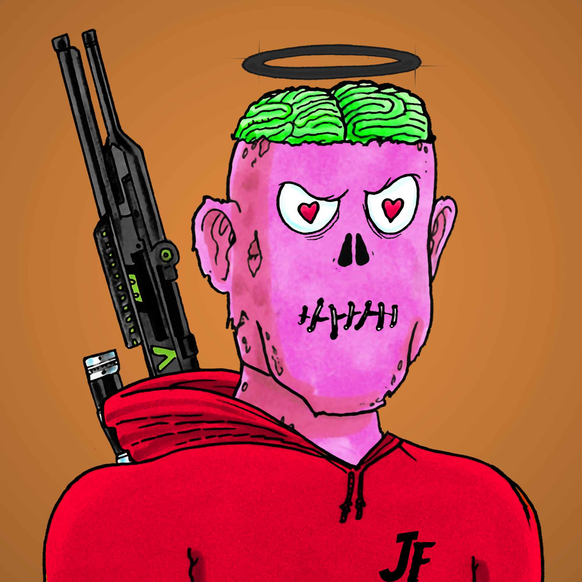 George Trosley - Jungle Freaks - Jungle Freak 121 - NFT # 121