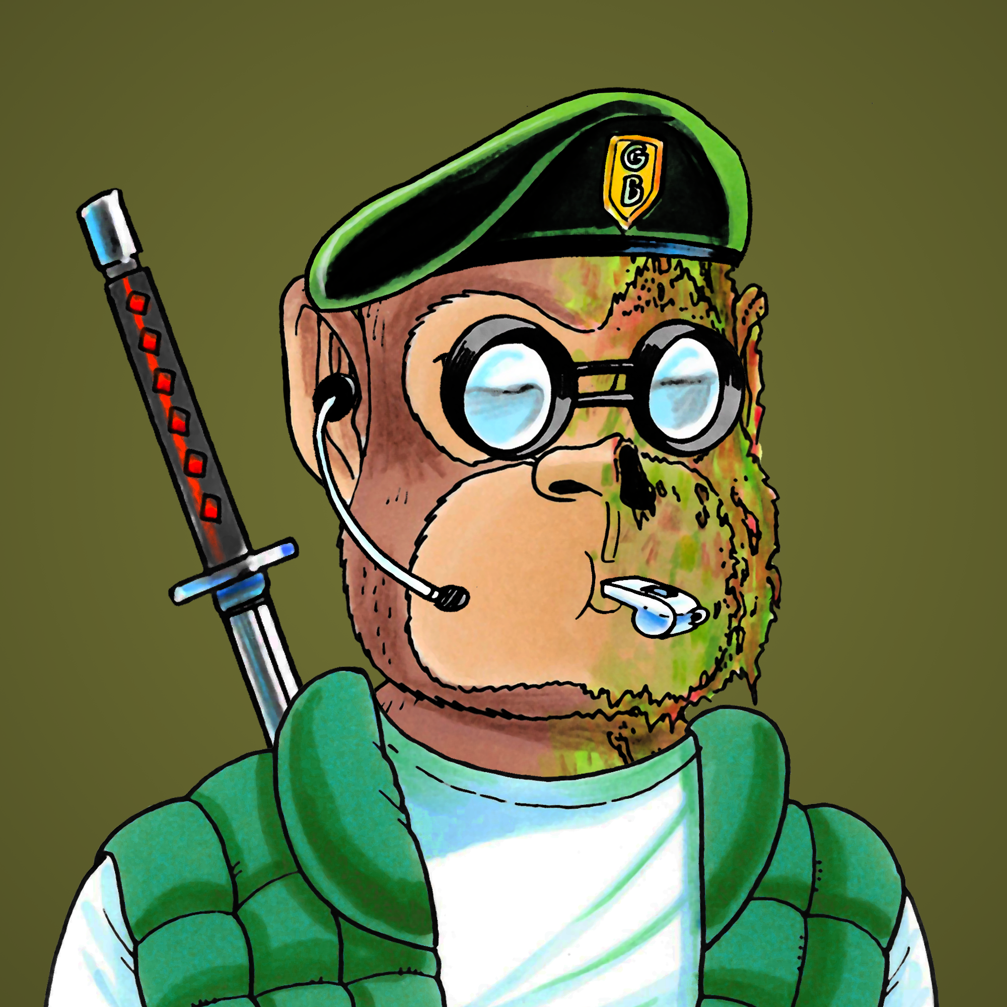 George Trosley - Jungle Freaks - Jungle Freak 1211 - NFT # 1211