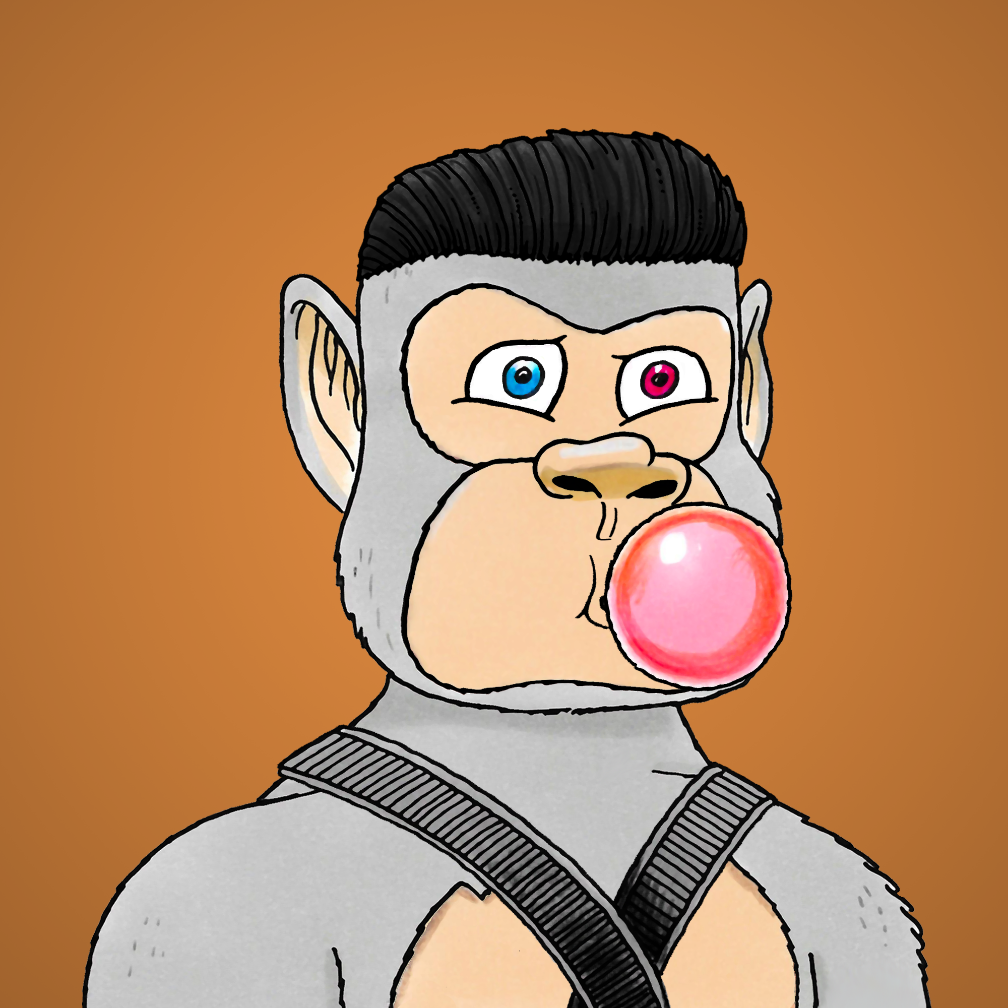 George Trosley - Jungle Freaks - Jungle Freak 1213 - NFT # 1213