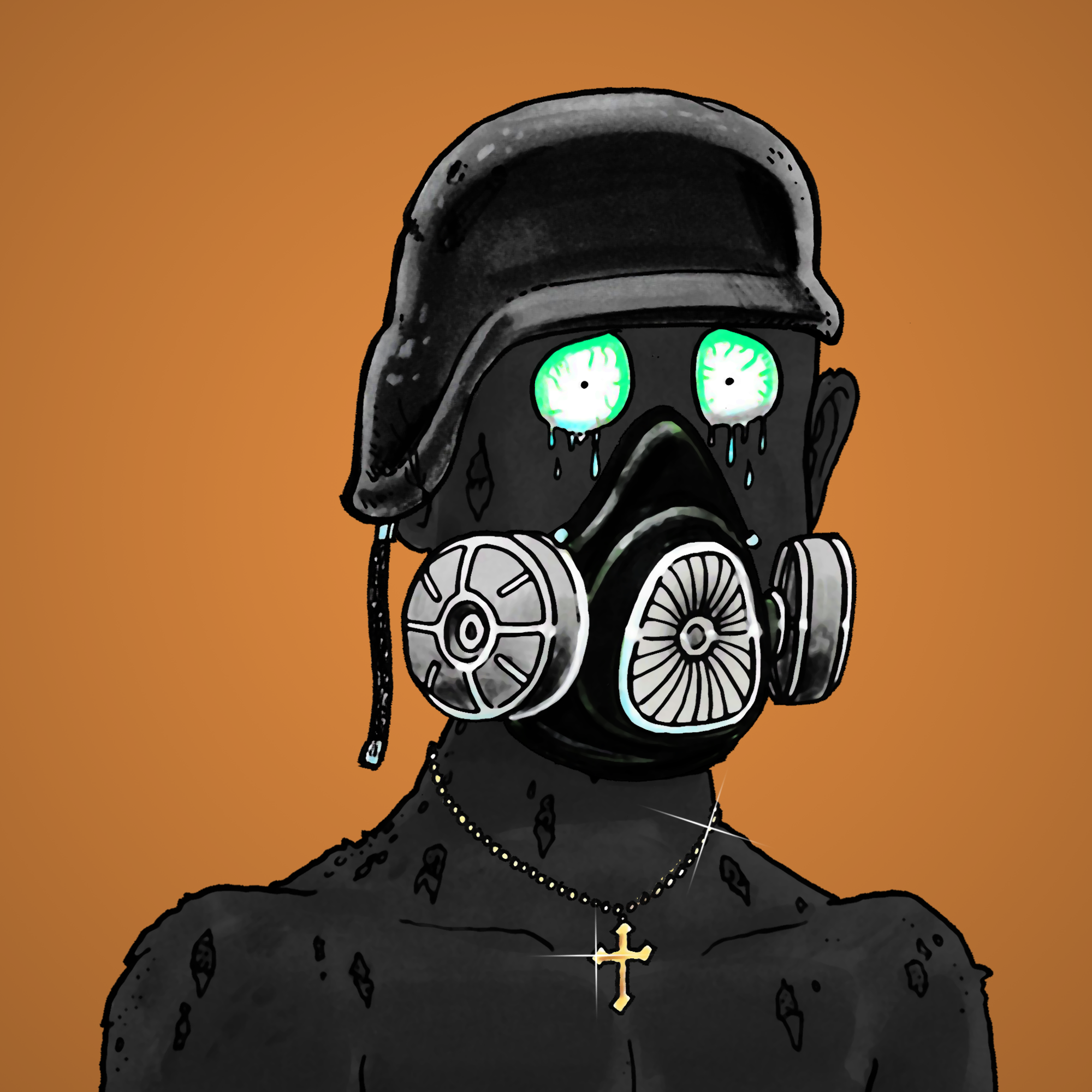 George Trosley - Jungle Freaks - Jungle Freak 1214 - NFT # 1214