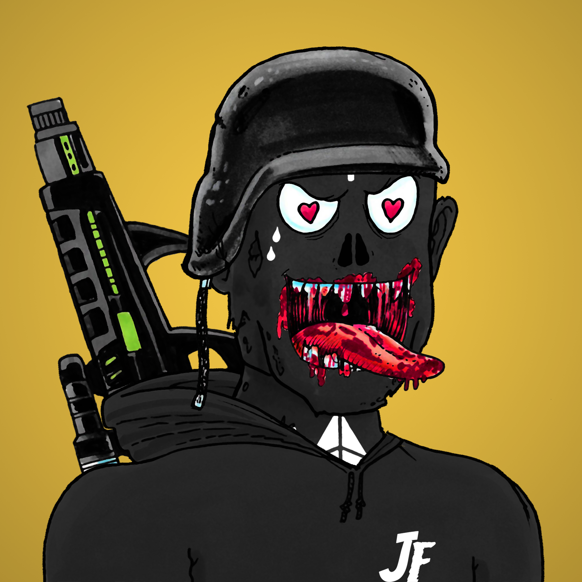 George Trosley - Jungle Freaks - Jungle Freak 1218 - NFT # 1218