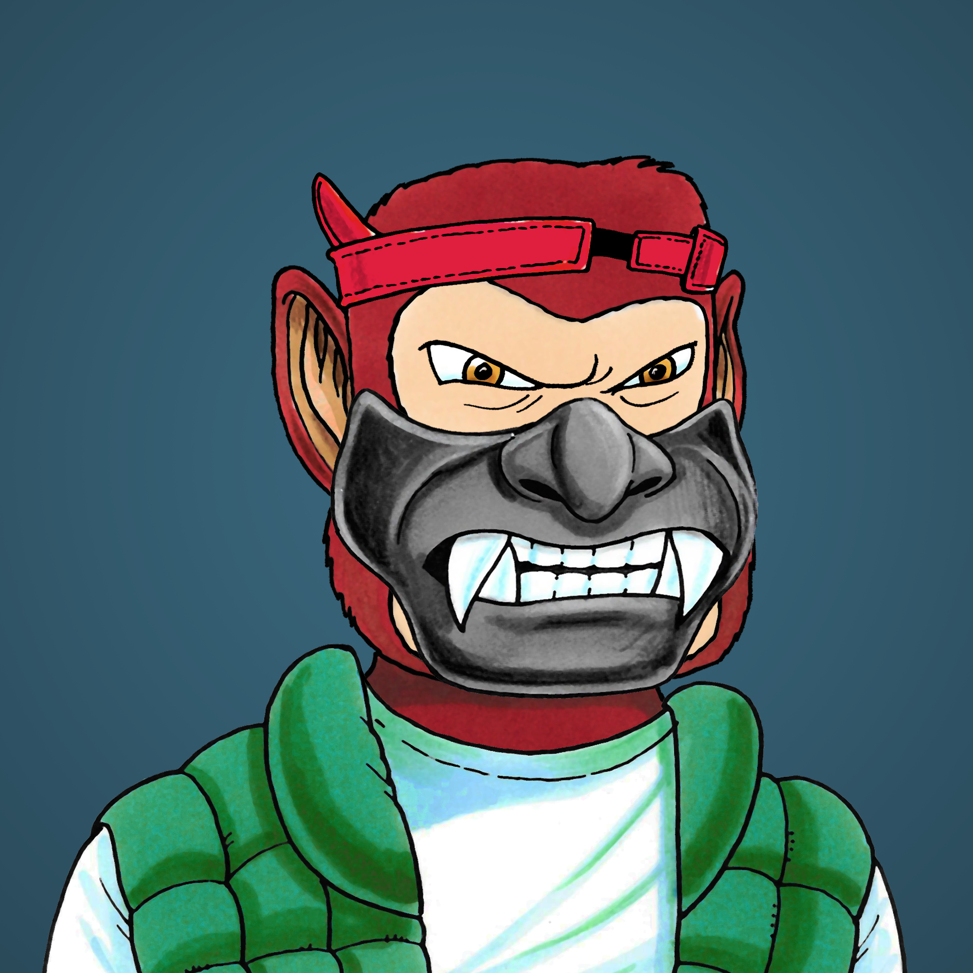 George Trosley - Jungle Freaks - Jungle Freak 1219 - NFT # 1219