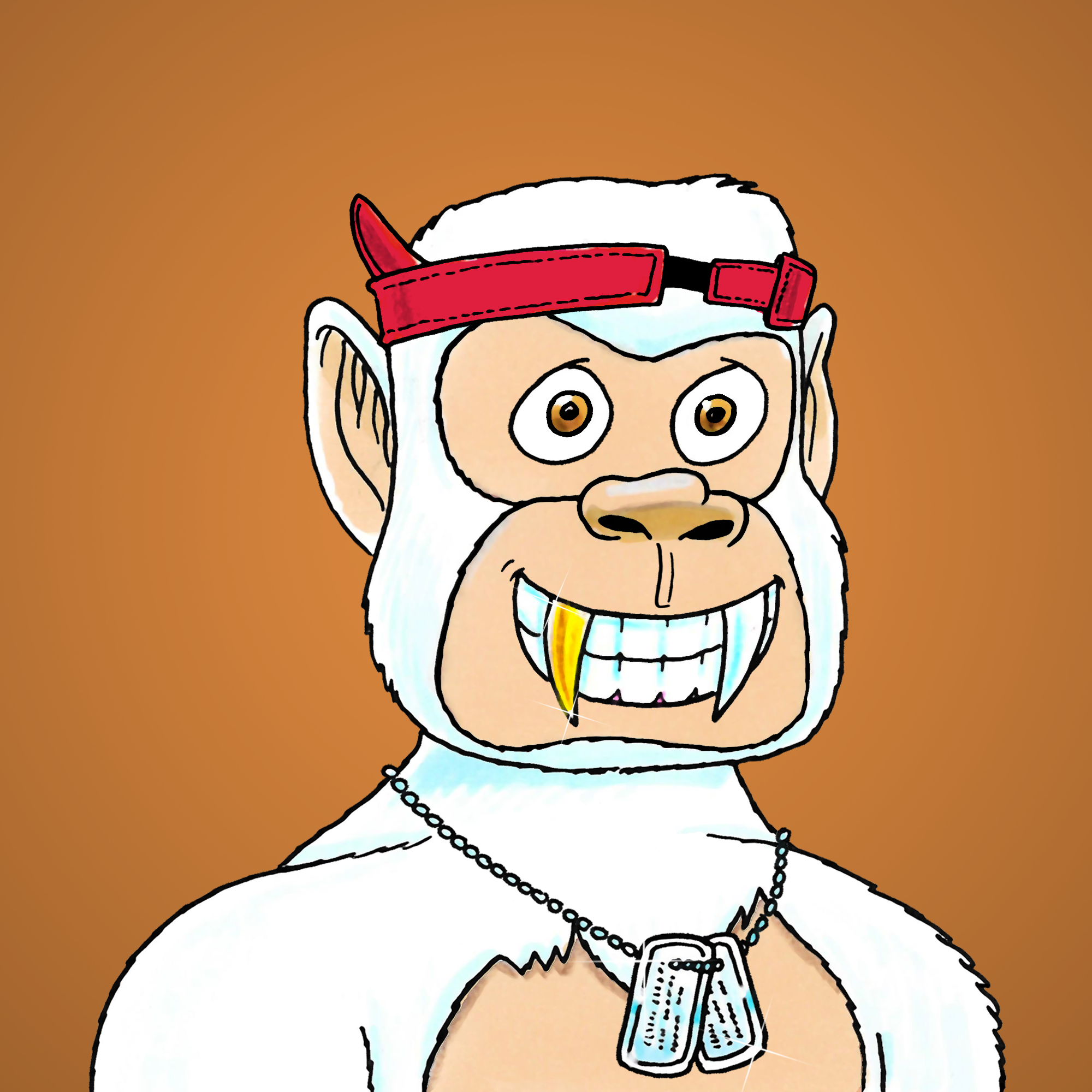 George Trosley - Jungle Freaks - Jungle Freak 1222 - NFT # 1222