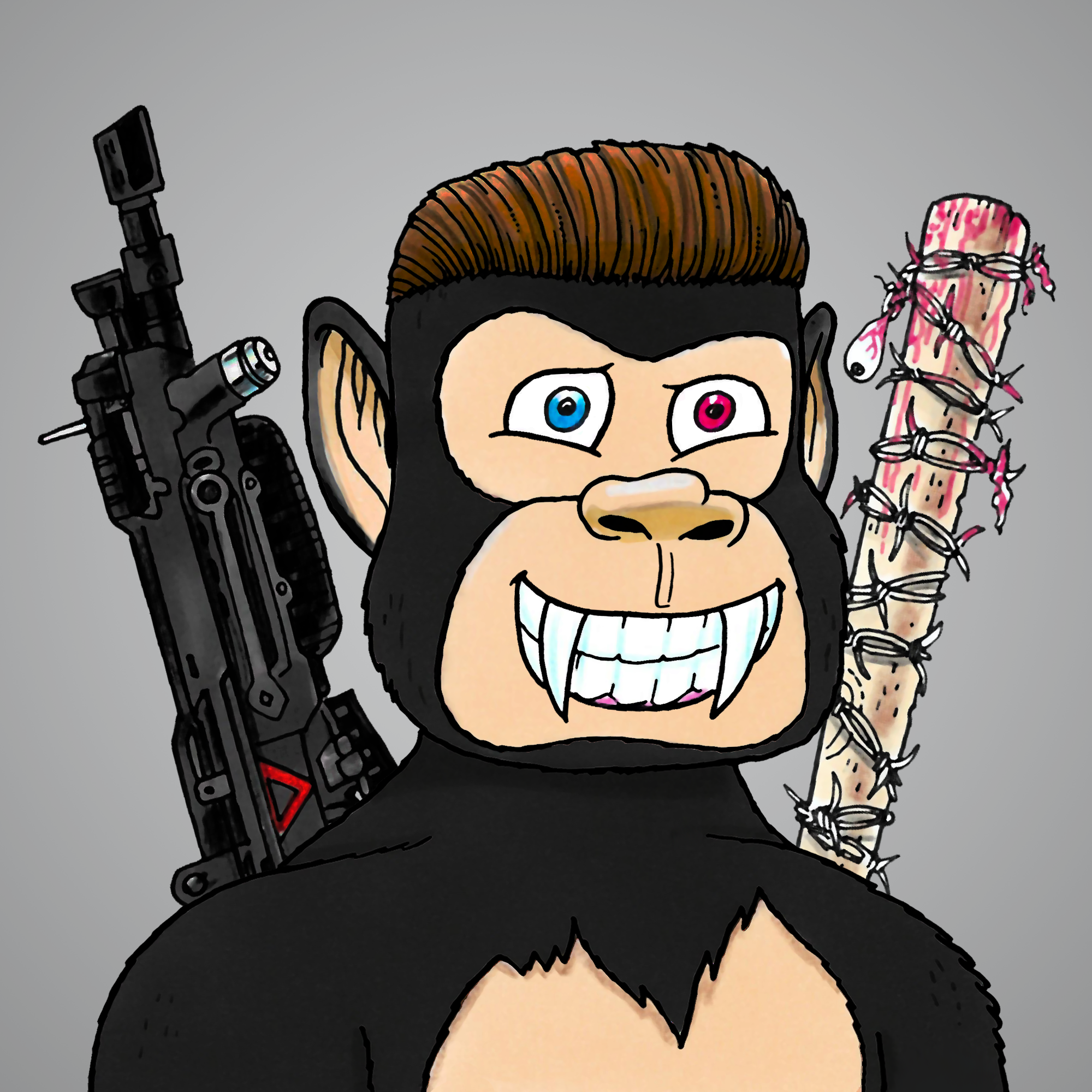 George Trosley - Jungle Freaks - Jungle Freak 123 - NFT # 123