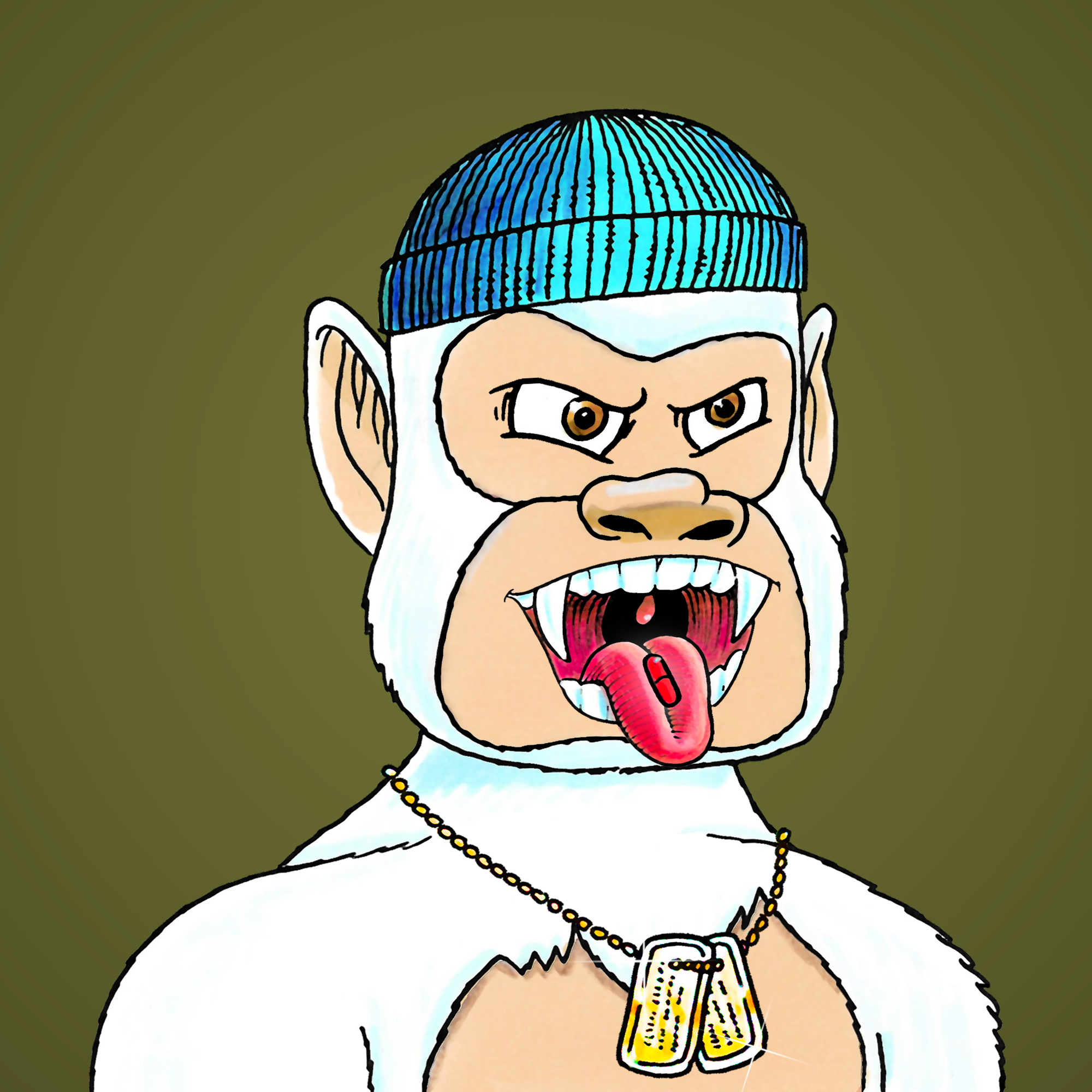 George Trosley - Jungle Freaks - Jungle Freak 1232 - NFT # 1232