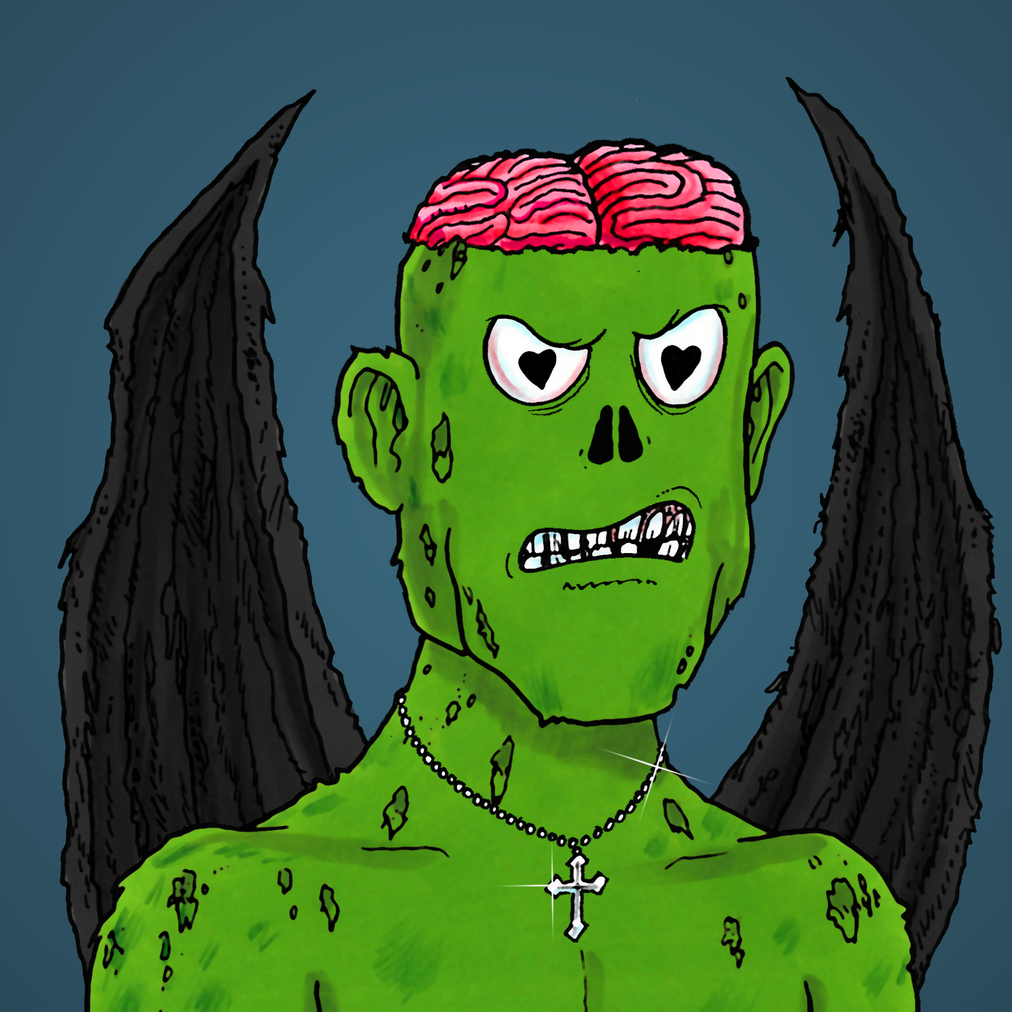 George Trosley - Jungle Freaks - Jungle Freak 1236 - NFT # 1236