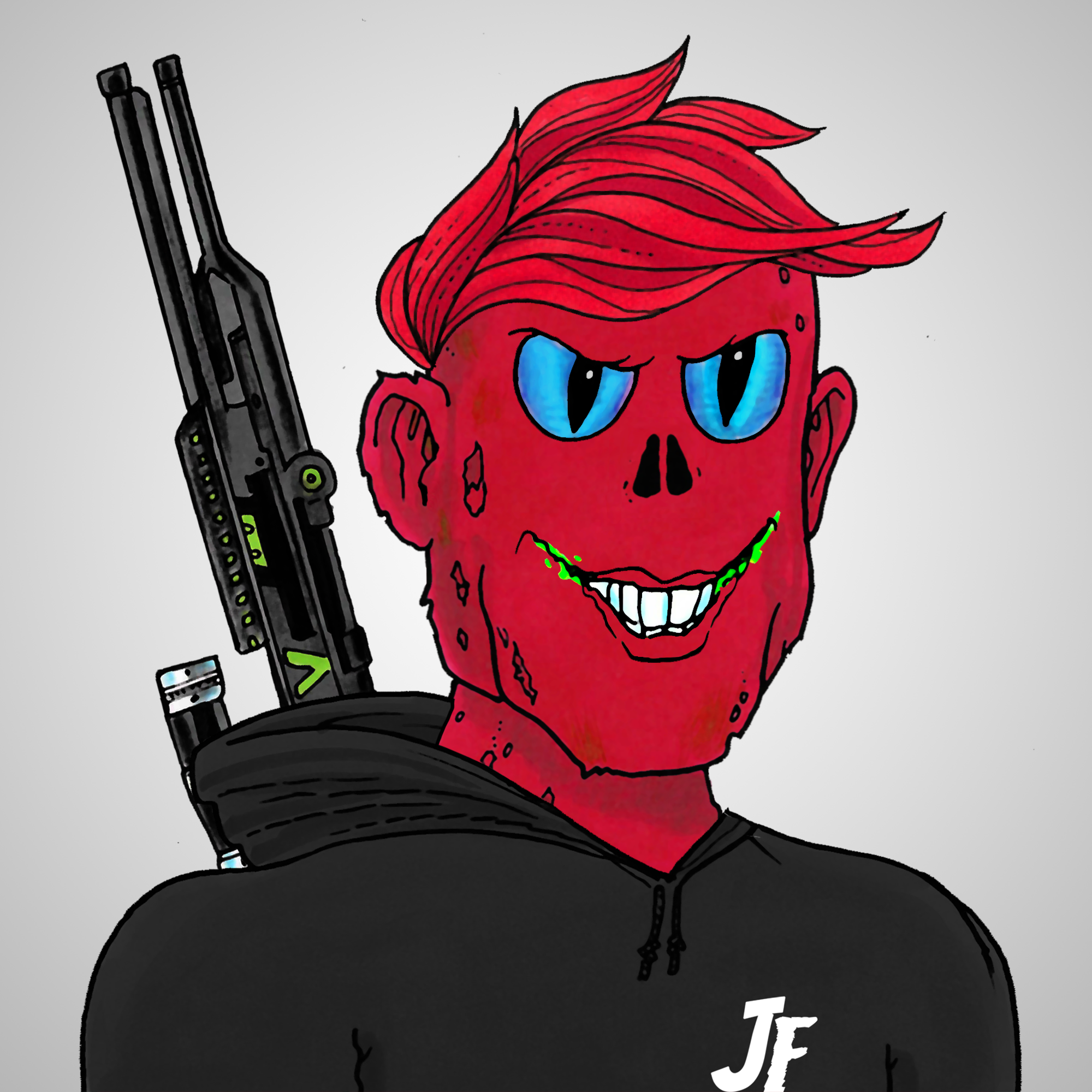 George Trosley - Jungle Freaks - Jungle Freak 1237 - NFT # 1237