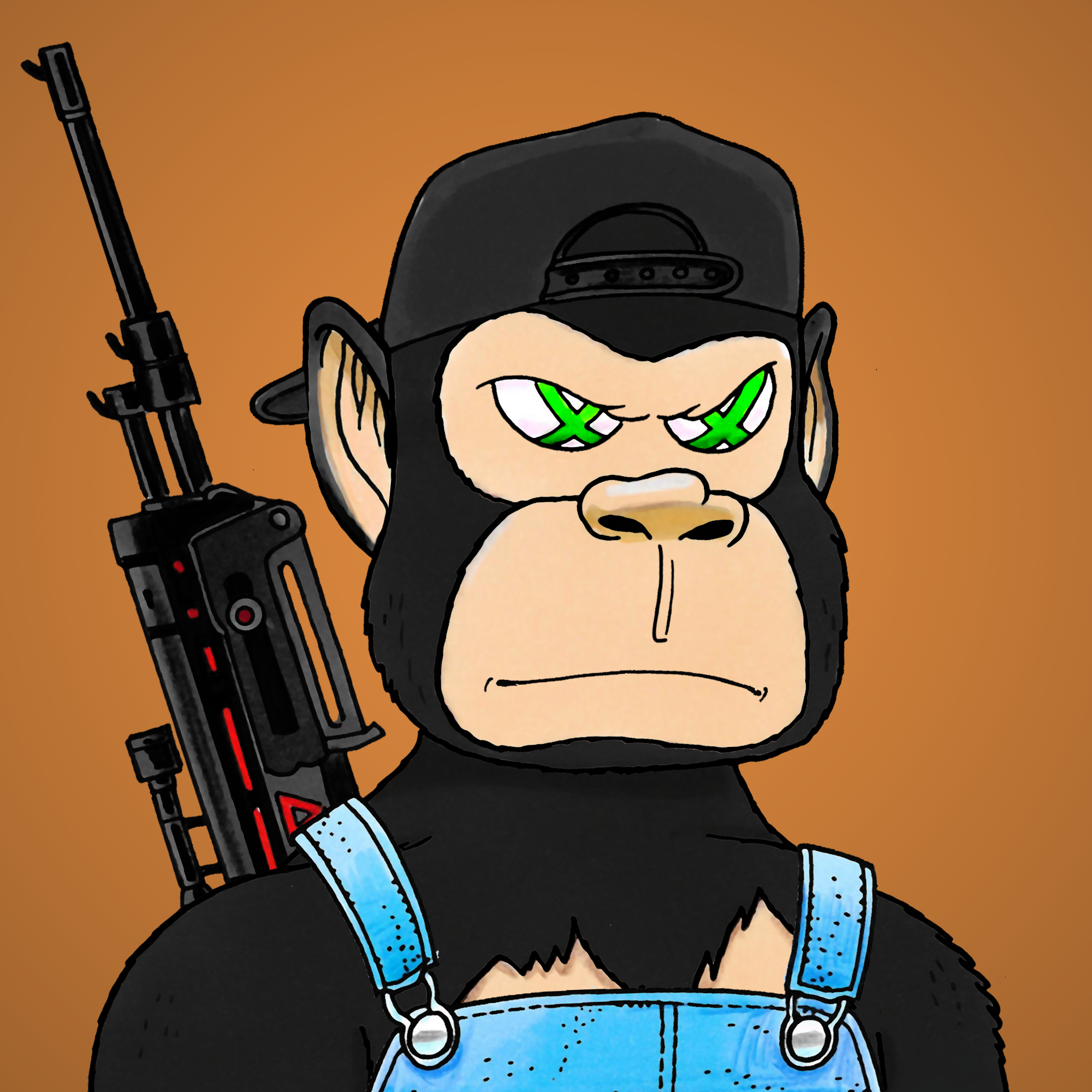 George Trosley - Jungle Freaks - Jungle Freak 1240 - NFT # 1240