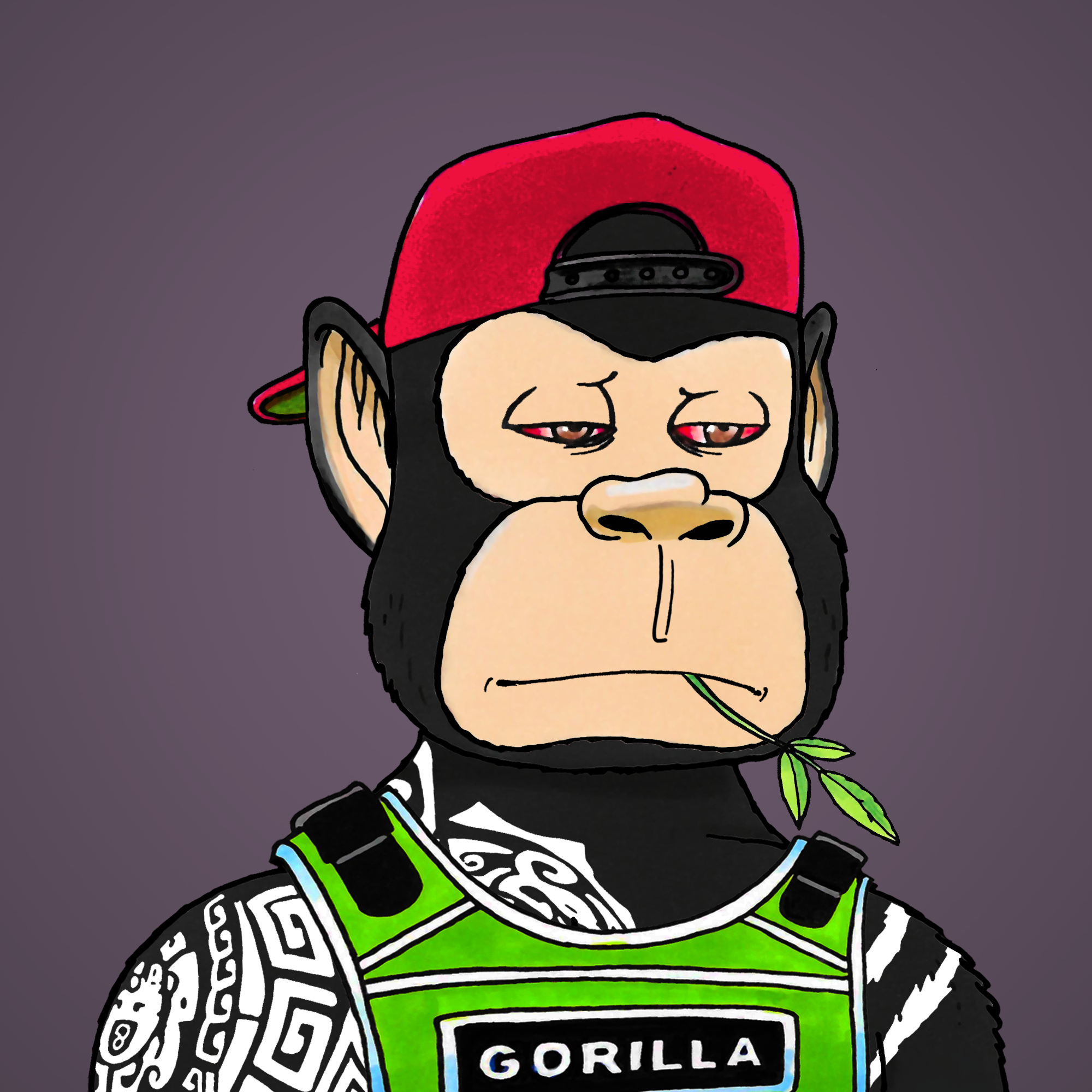 George Trosley - Jungle Freaks - Jungle Freak 1243 - NFT # 1243