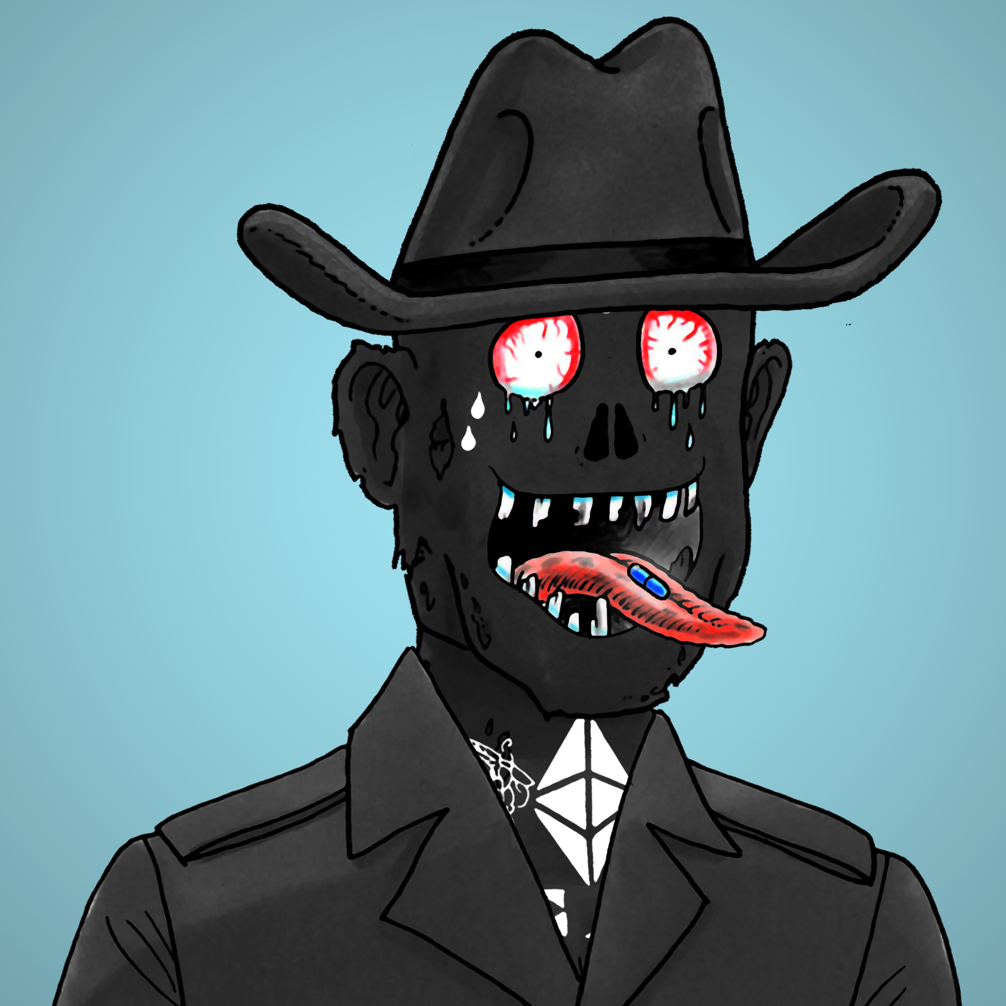 George Trosley - Jungle Freaks - Jungle Freak 1244 - NFT # 1244