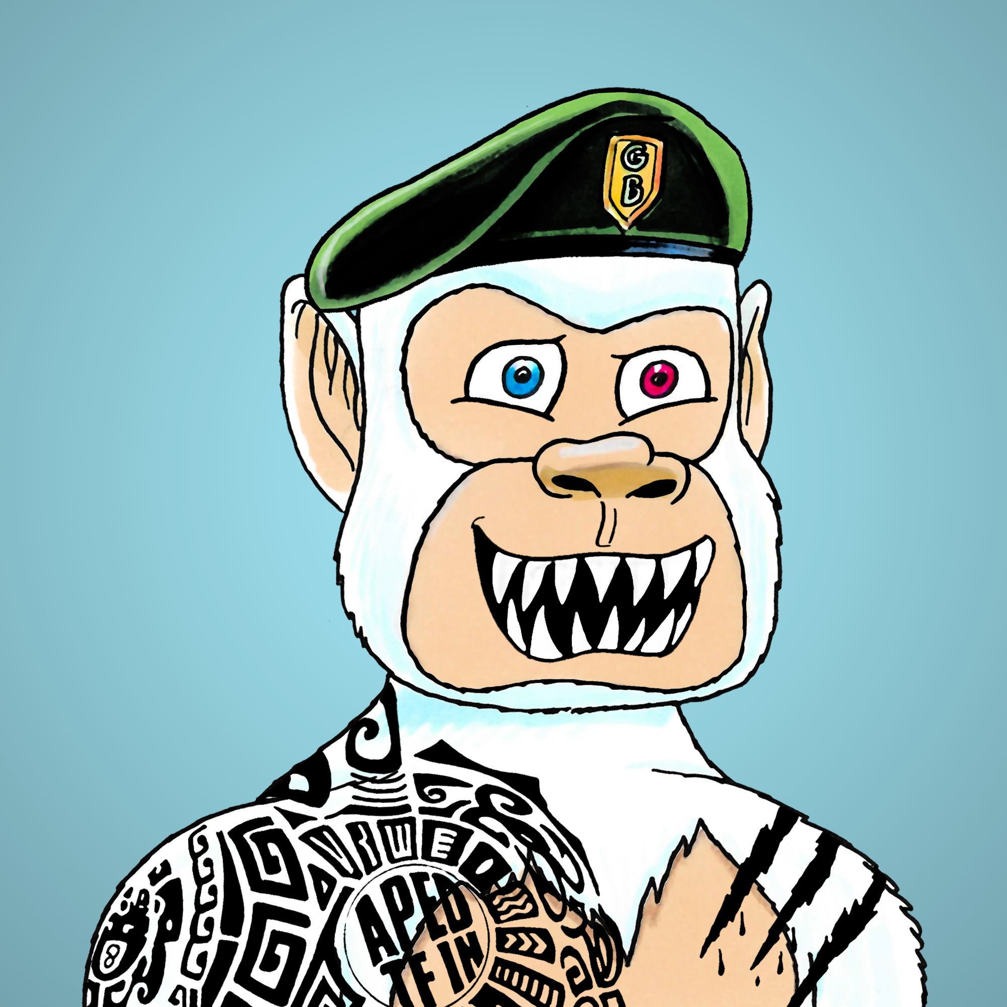 George Trosley - Jungle Freaks - Jungle Freak 1246 - NFT # 1246