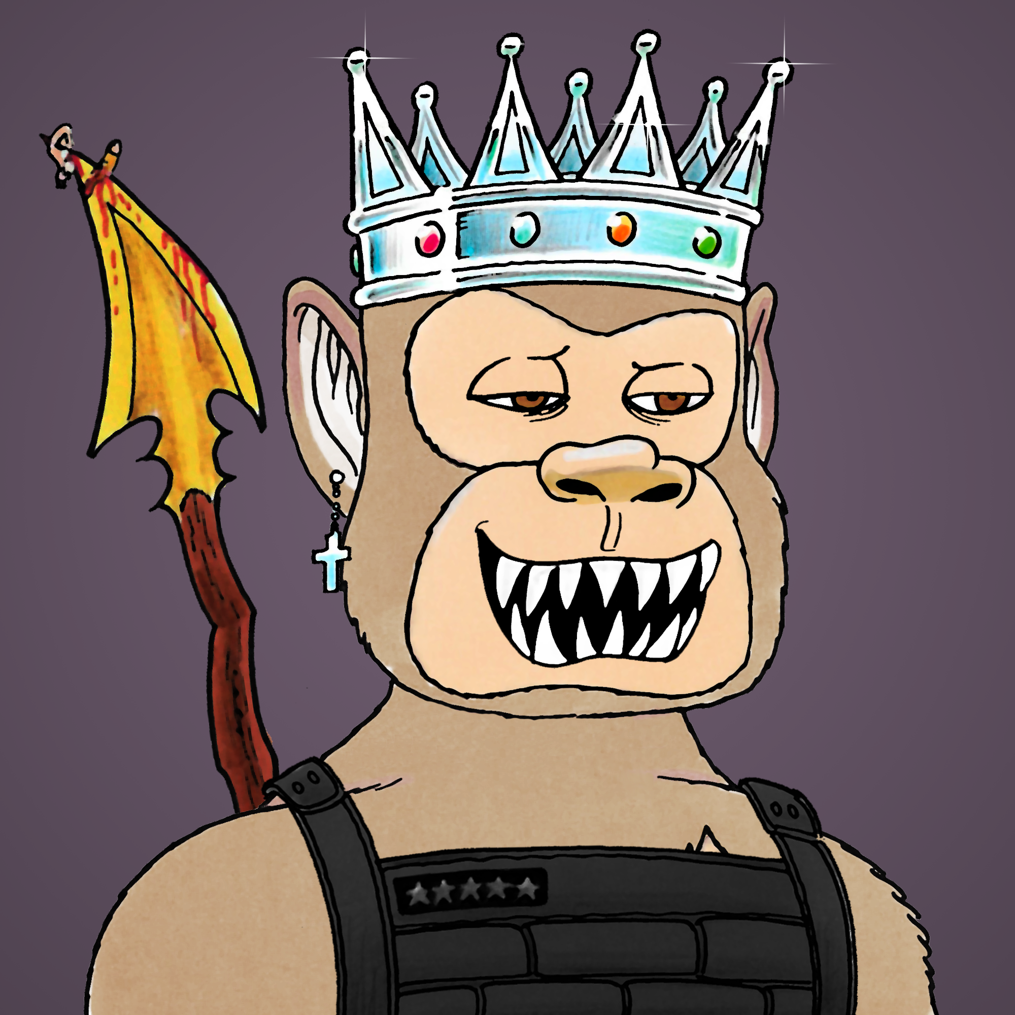 George Trosley - Jungle Freaks - Jungle Freak 1248 - NFT # 1248