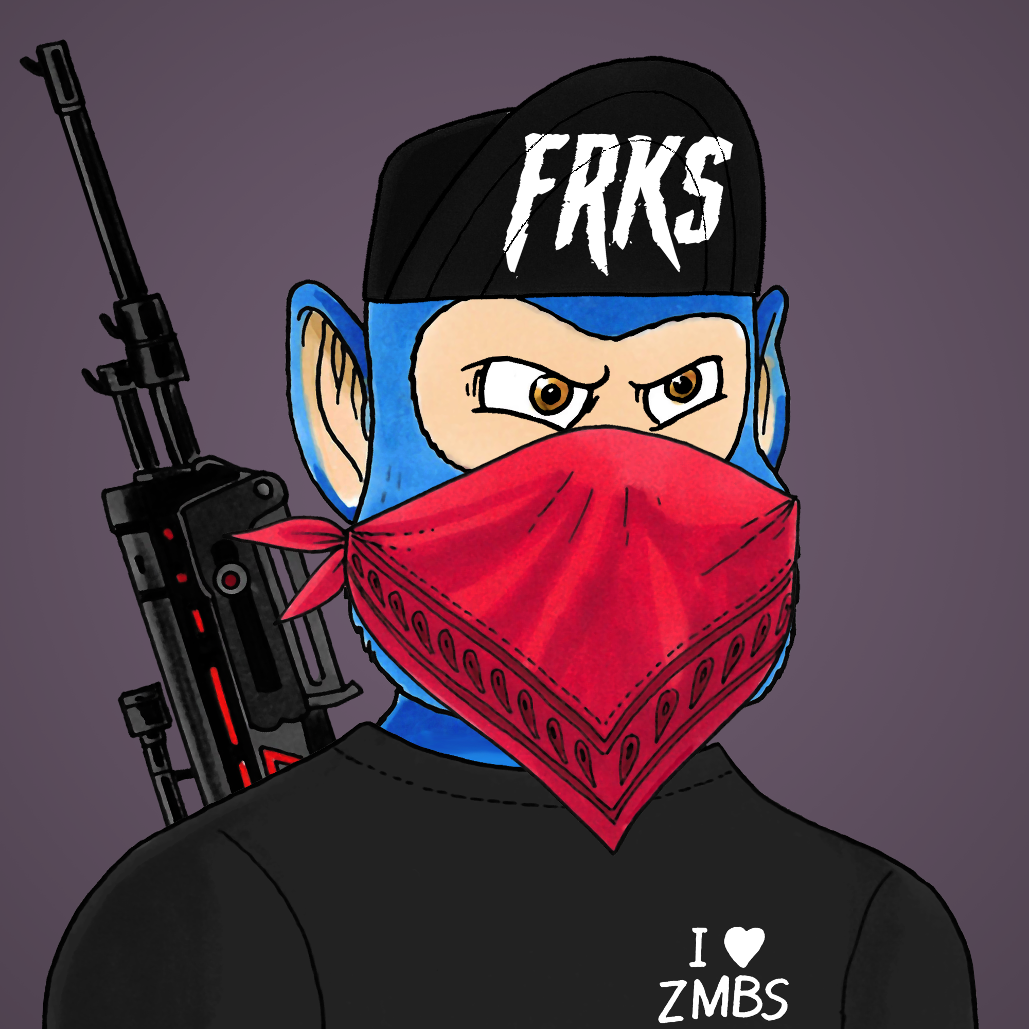 George Trosley - Jungle Freaks - Jungle Freak 1250 - NFT # 1250