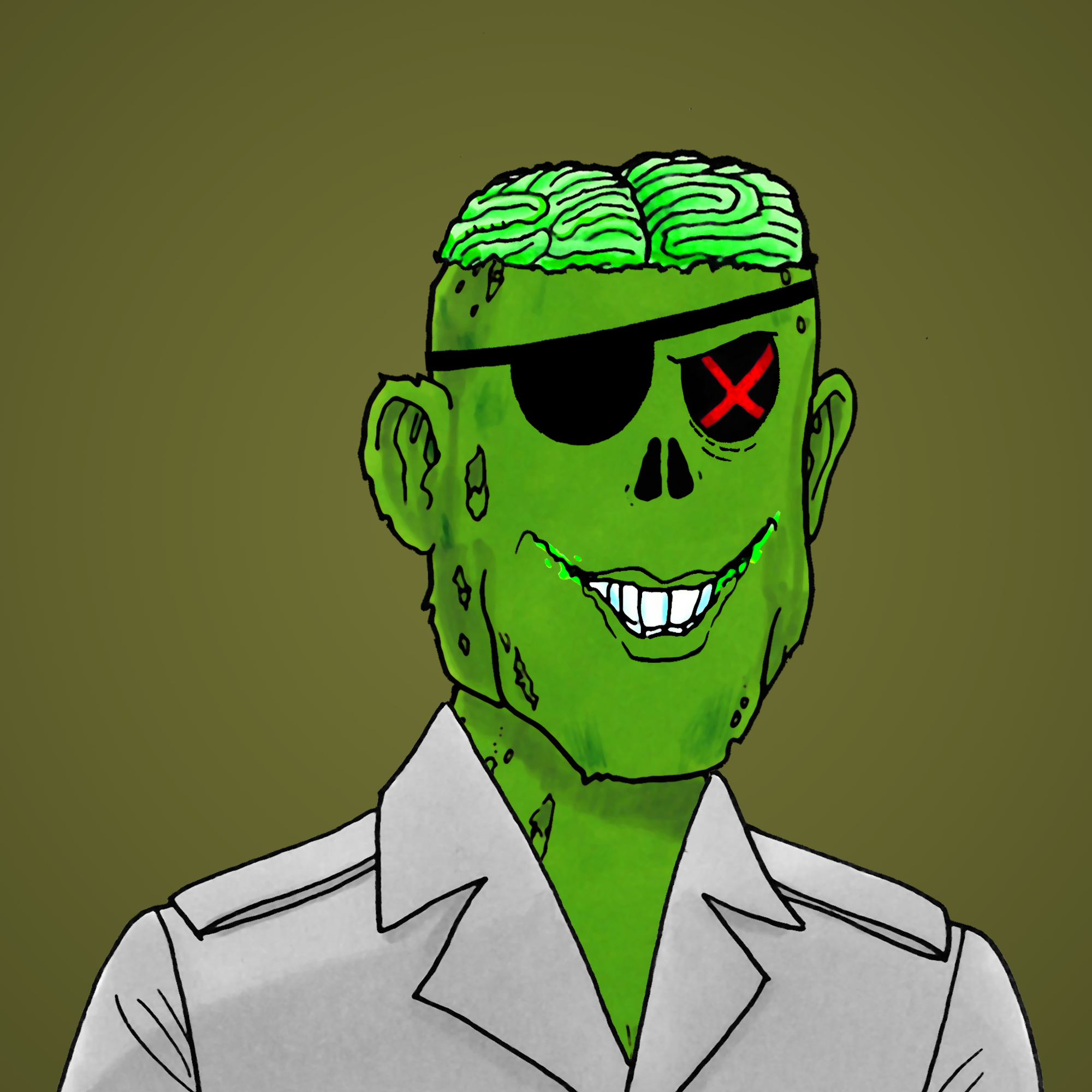 George Trosley - Jungle Freaks - Jungle Freak 1252 - NFT # 1252