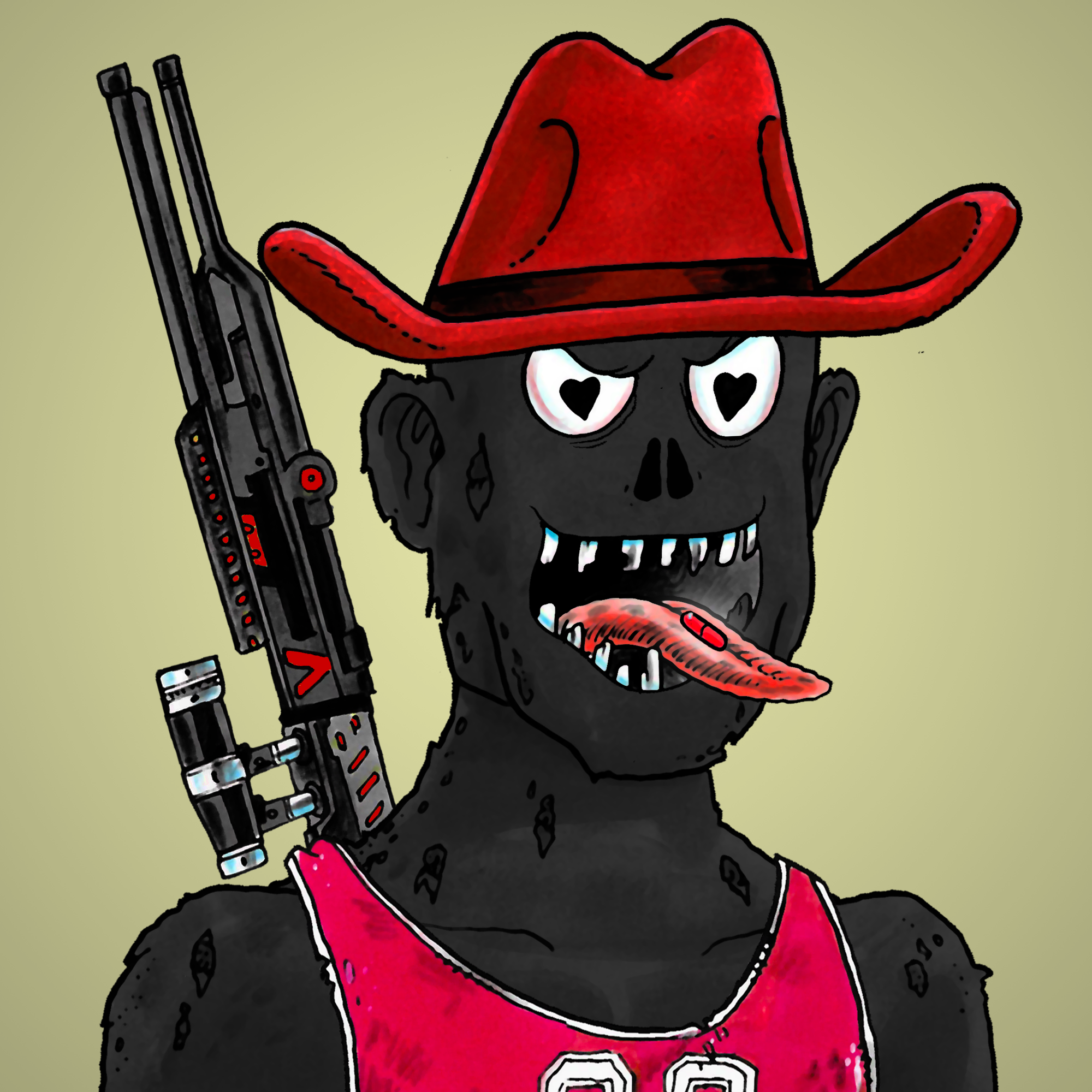 George Trosley - Jungle Freaks - Jungle Freak 1253 - NFT # 1253