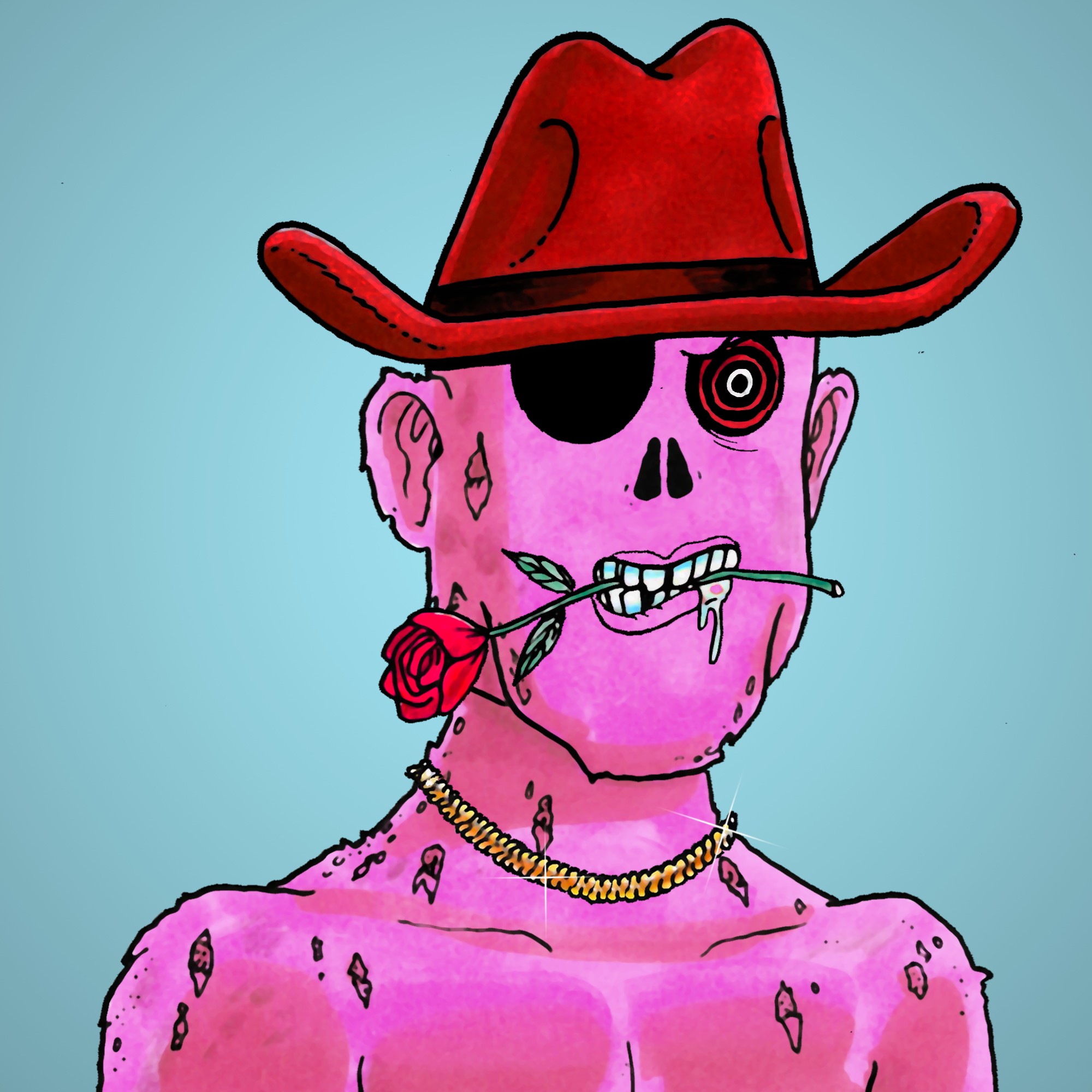 George Trosley - Jungle Freaks - Jungle Freak 1257 - NFT # 1257