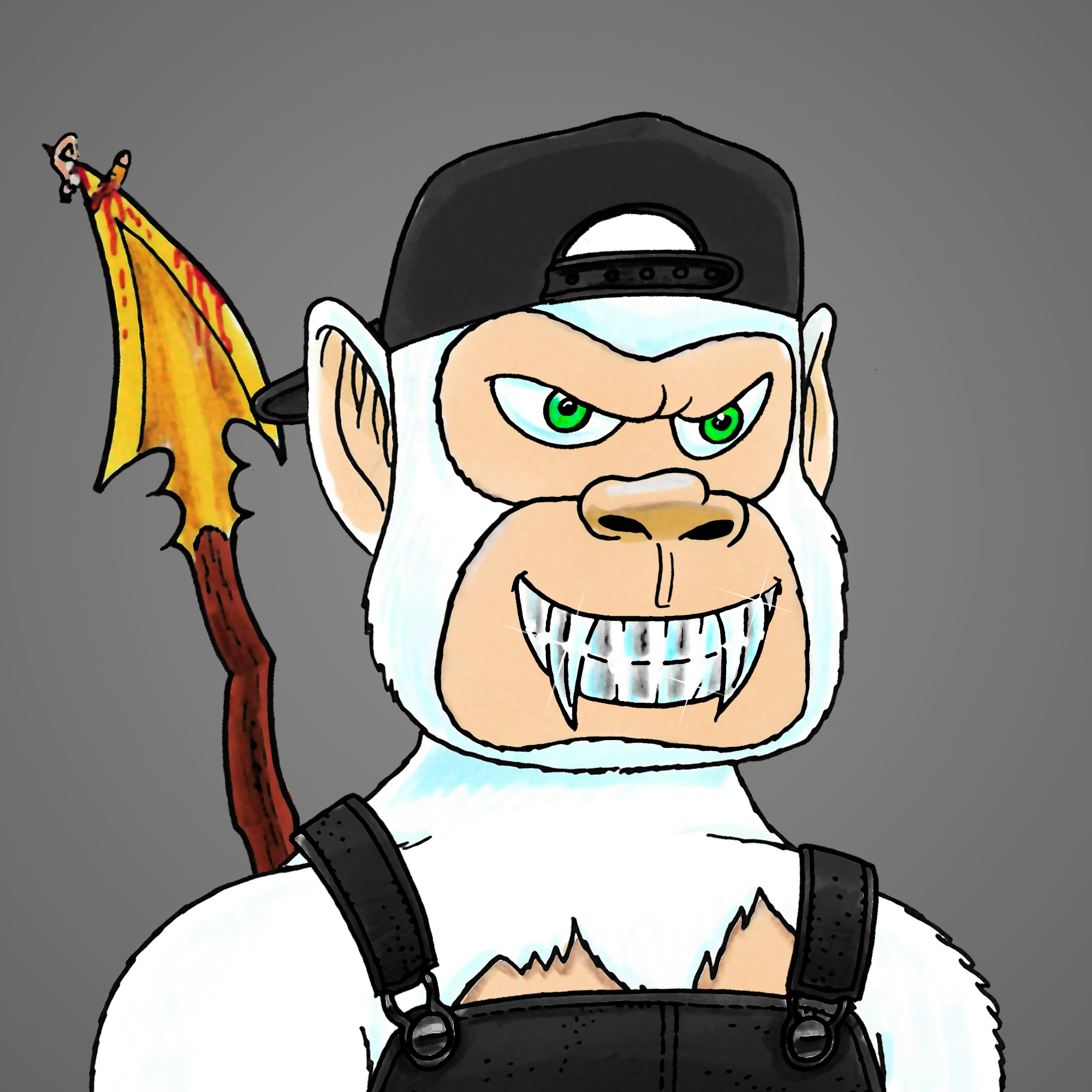 George Trosley - Jungle Freaks - Jungle Freak 1258 - NFT # 1258