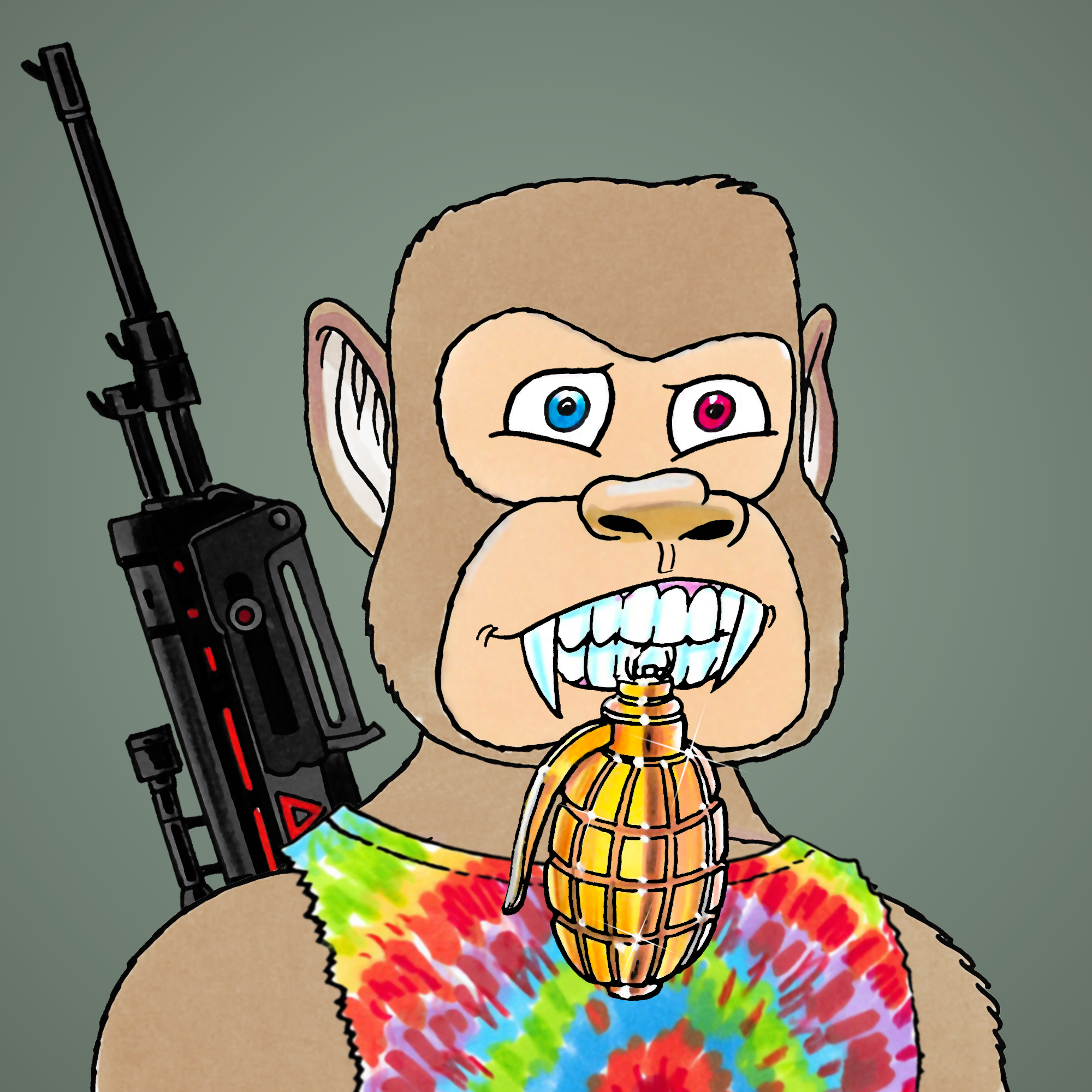 George Trosley - Jungle Freaks - Jungle Freak 126 - NFT # 126